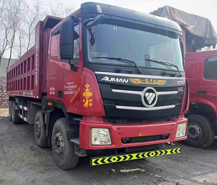 Foton GTL Auman Dump Truck 8*4 Manual Euro VI Secondhand Diesel Truck