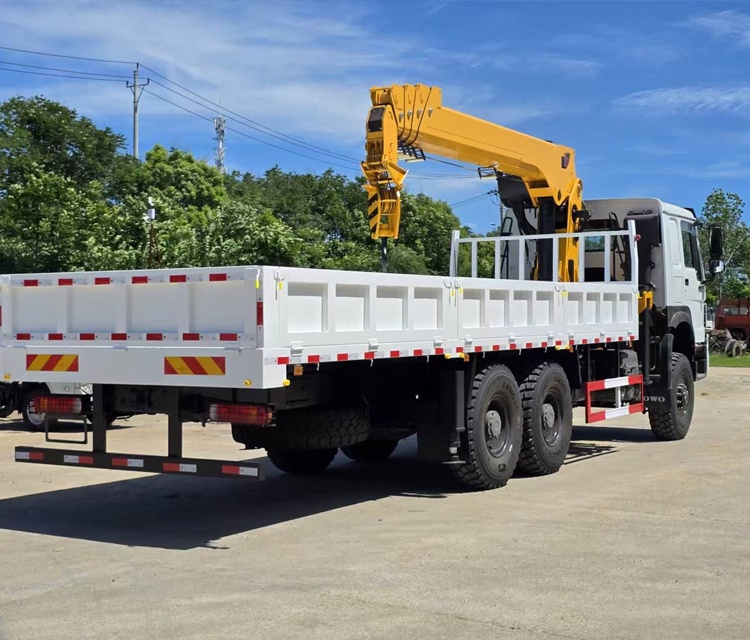 Hot Sale 371hp HOWO Cargo 6 Ton Used Crane