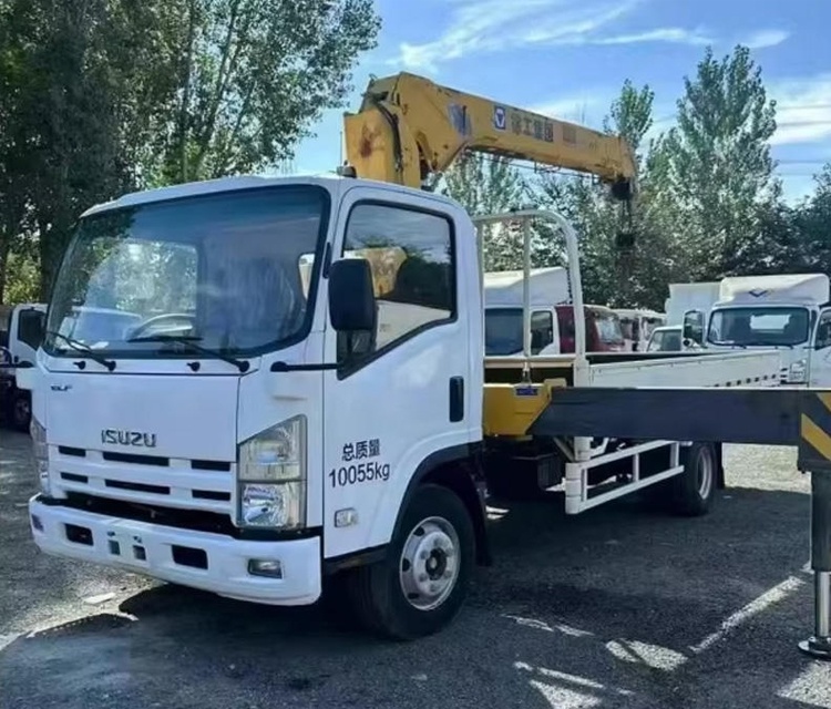 4t/5t/8t/10t/12t/16t Truck-mounted Crane Mini Lifting Boom Crane for Truck