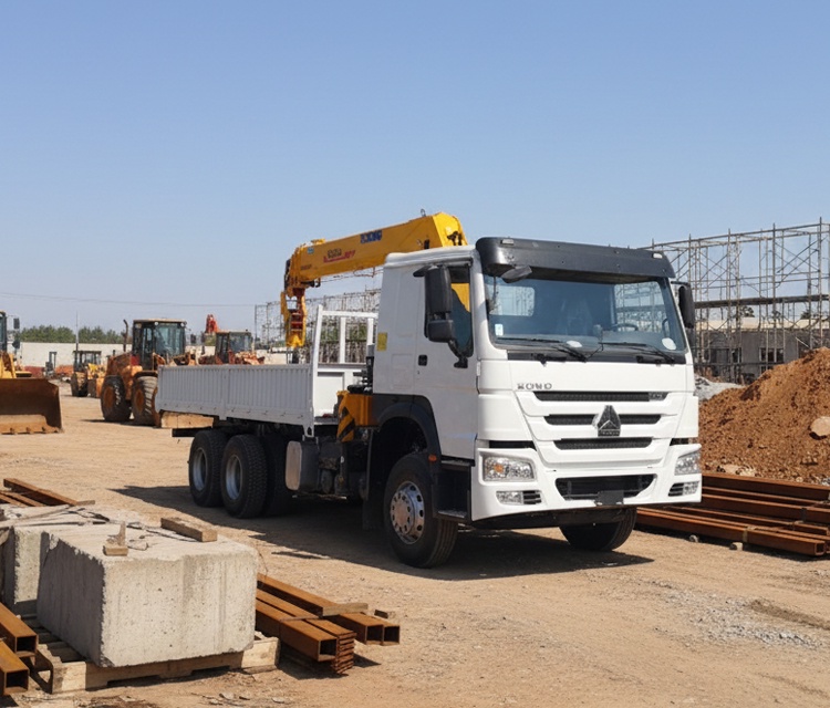 4t/5t/8t/10t/12t/16t Truck-mounted Crane Mini Lifting Boom Crane for Truck