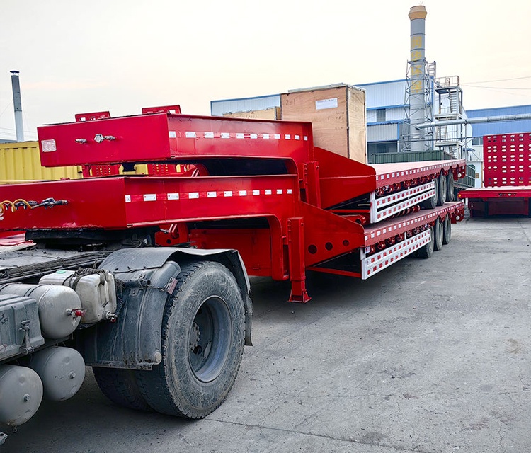 New and Used Tri-axle 40 Feet Flatbed Truck Trailer