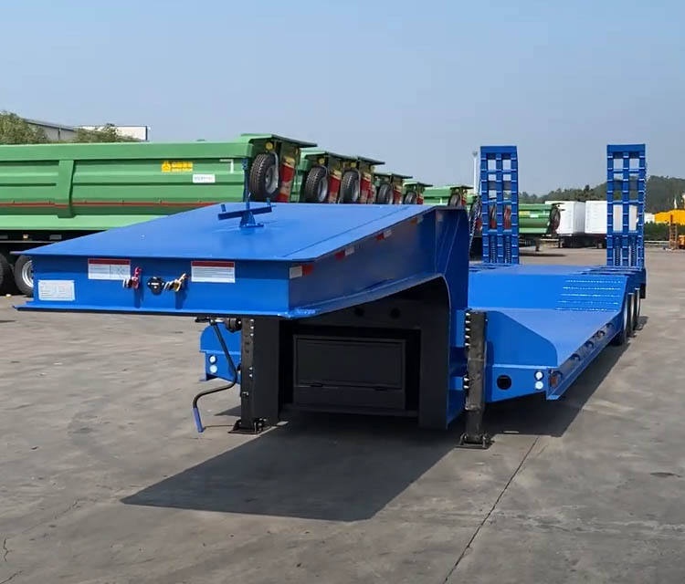 Used 3/ 4 Axles 60/70T Lowboy Mafi Loader Dump Semi Tractor