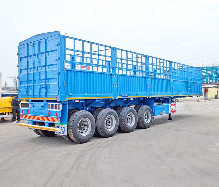 Titan 3/4 Axle Heavy-Duty Enclosure Semi-Trailer (60–80 Tons)