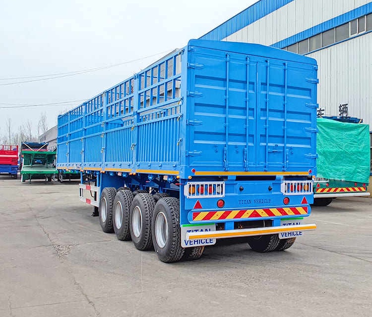 Titan 3/4 Axle Heavy-Duty Enclosure Semi-Trailer (60–80 Tons)