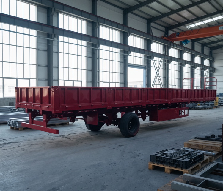 40T 3 Axle Drop Side Board Semi Trailer Sidewall Dropside