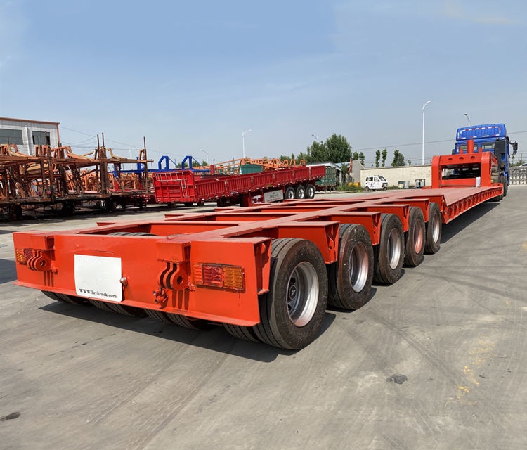 China Manufacturer Heavy Duty 80-200 Ton Multi-axle Hydraulic Lowboy Trailer 