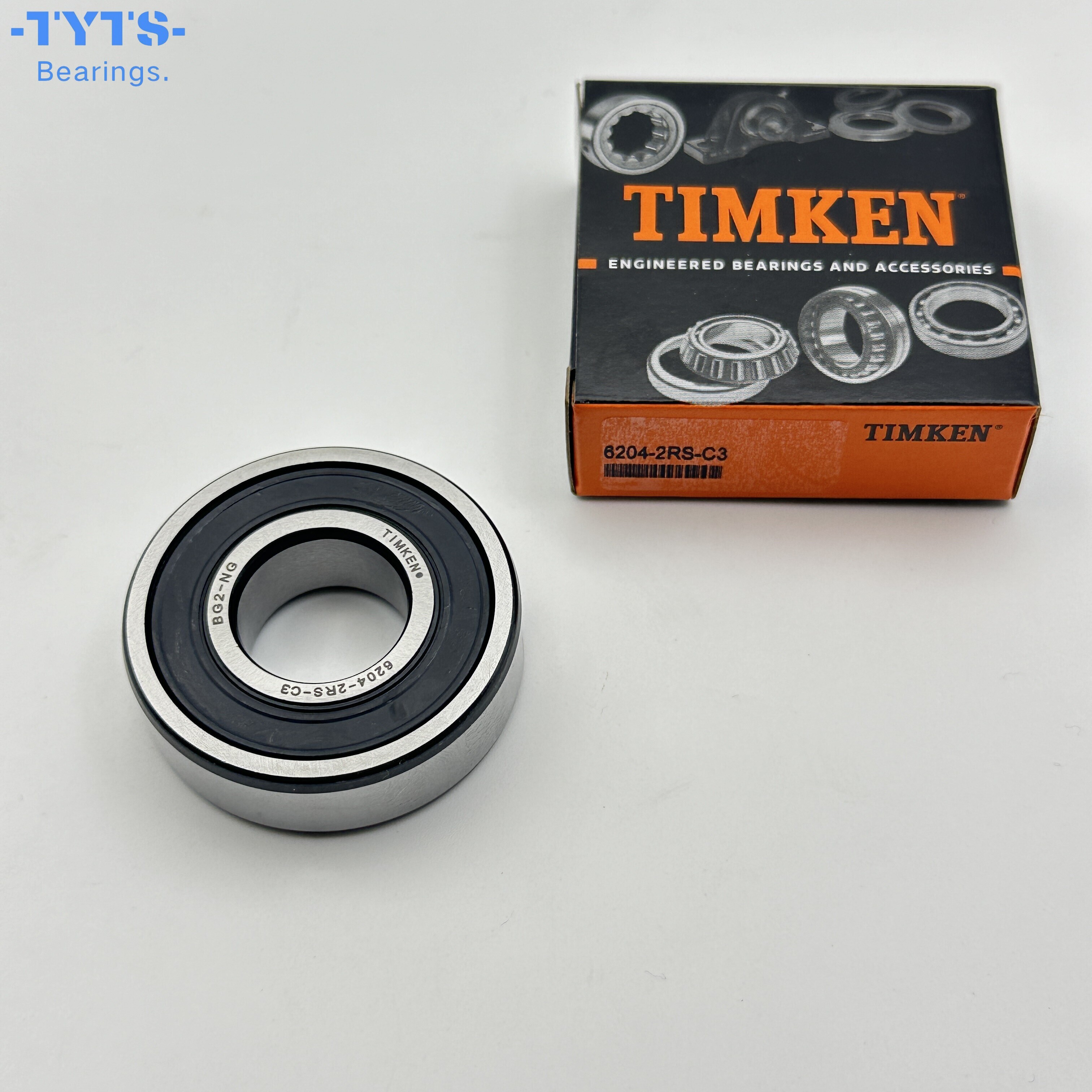 TIMKEN  6204-2RS-C3 Deep groove ball bearings