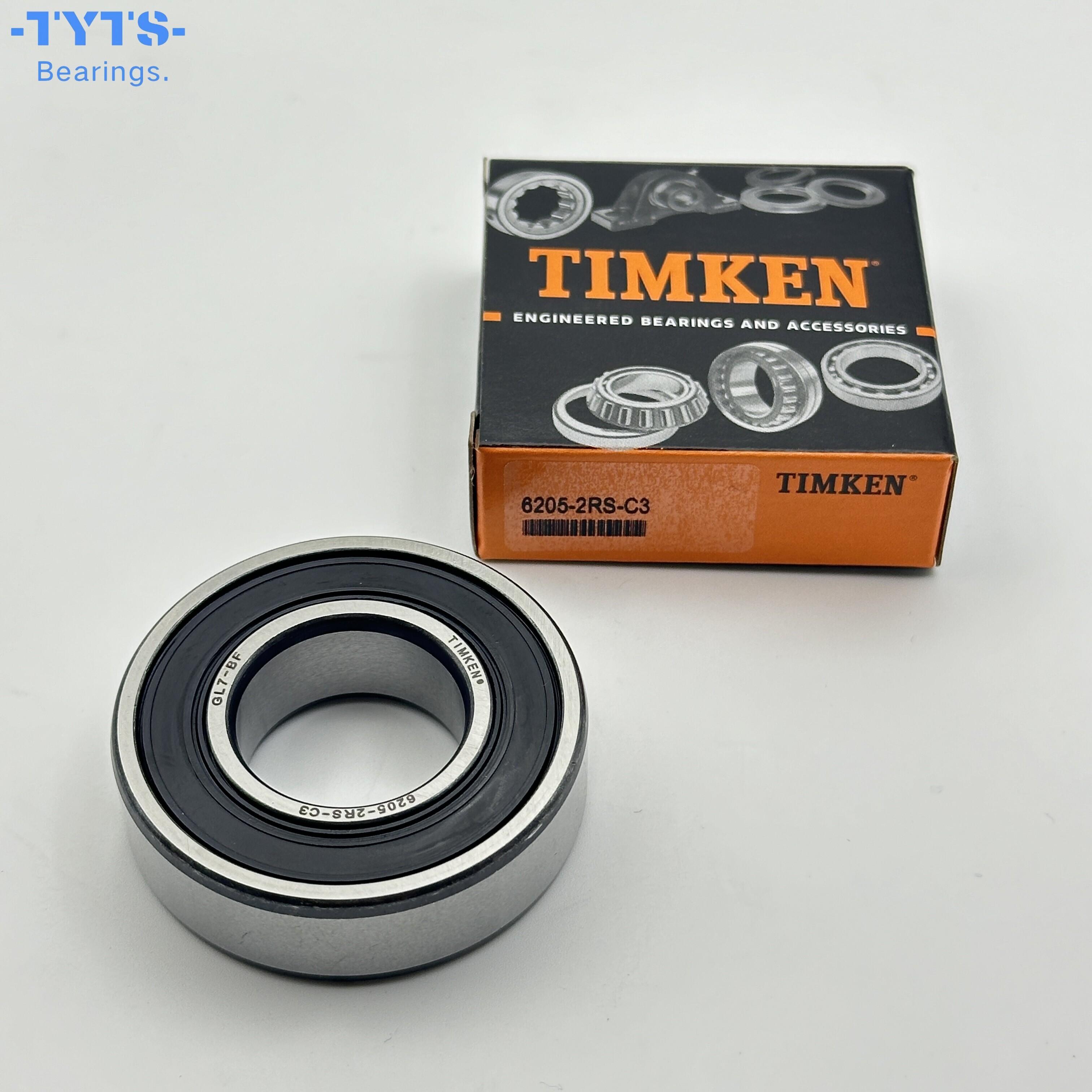 TIMKEN  6205-2RS-C3 Deep groove ball bearings