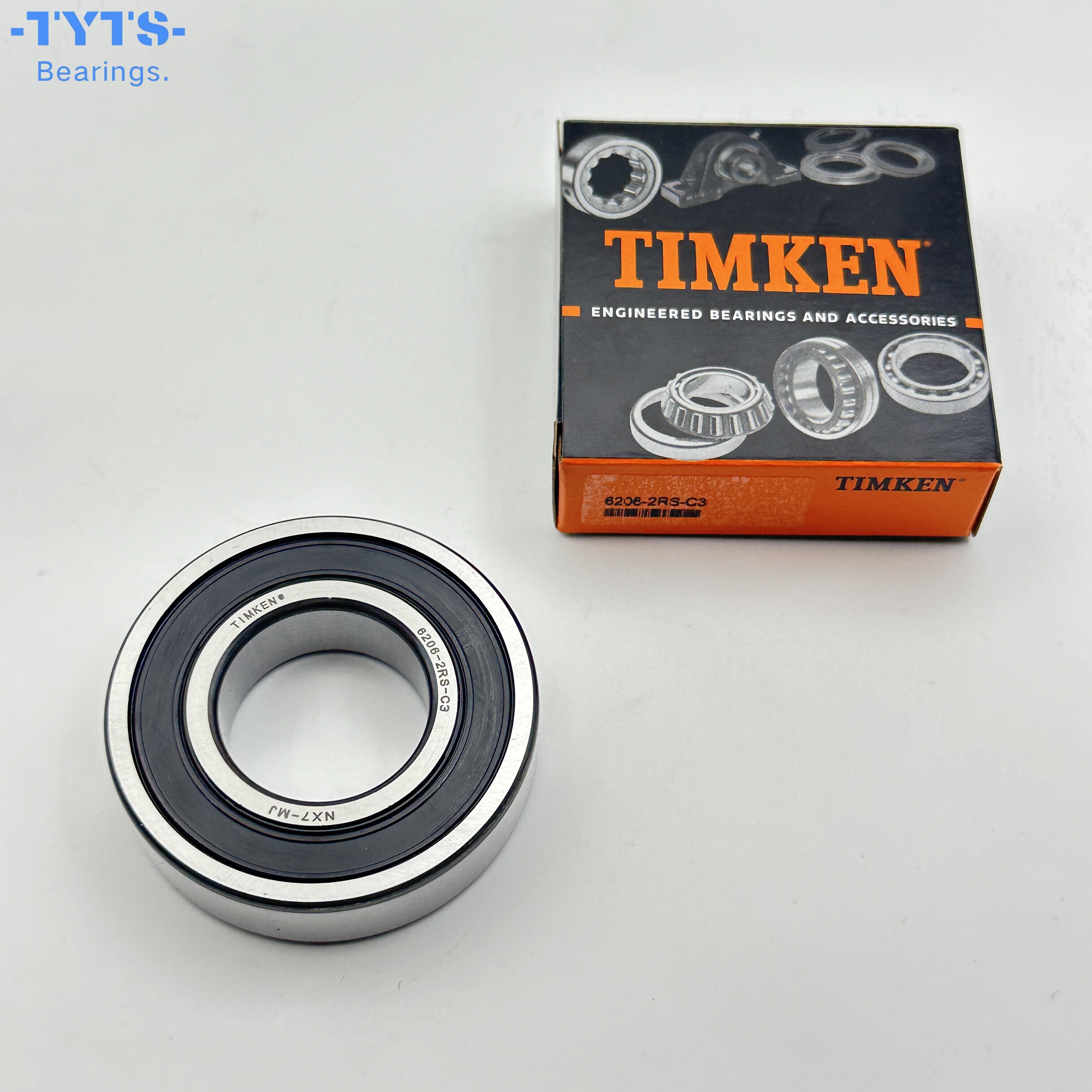 TIMKEN  6206-2RS-C3 Deep groove ball bearings