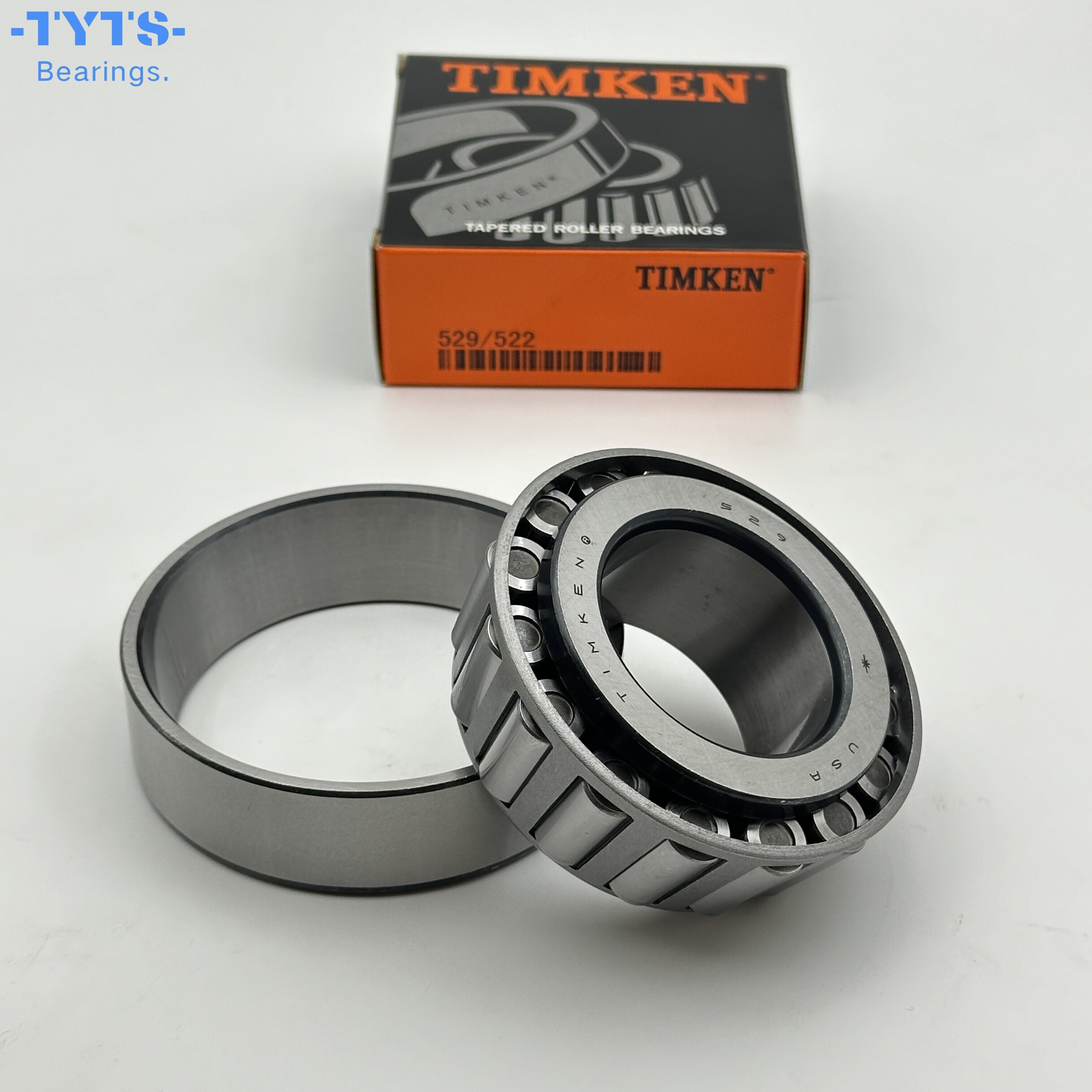 Original Made in USA 529/522  inch tapered roller bearings TIMKEN 