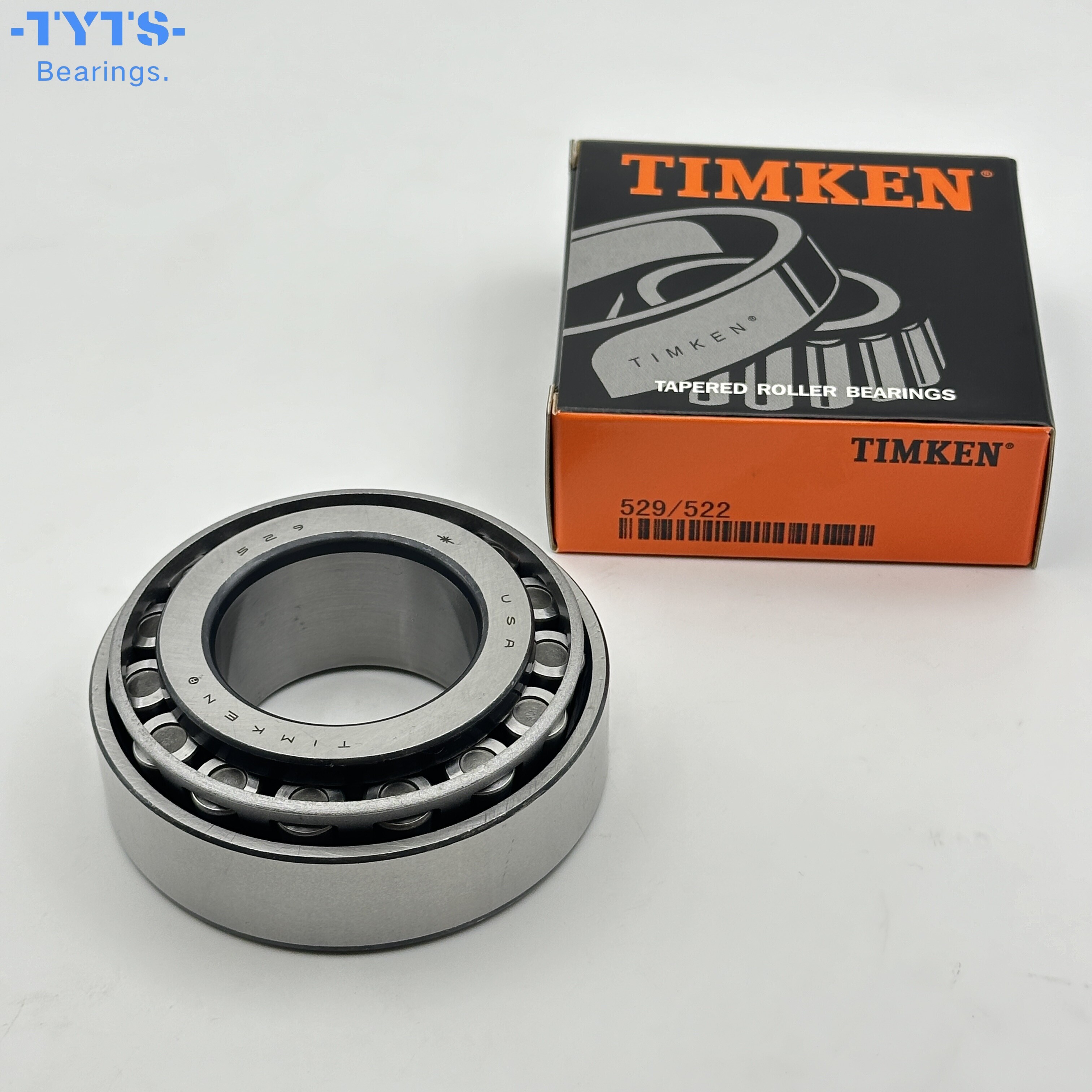 Original Made in USA 529/522  inch tapered roller bearings TIMKEN 