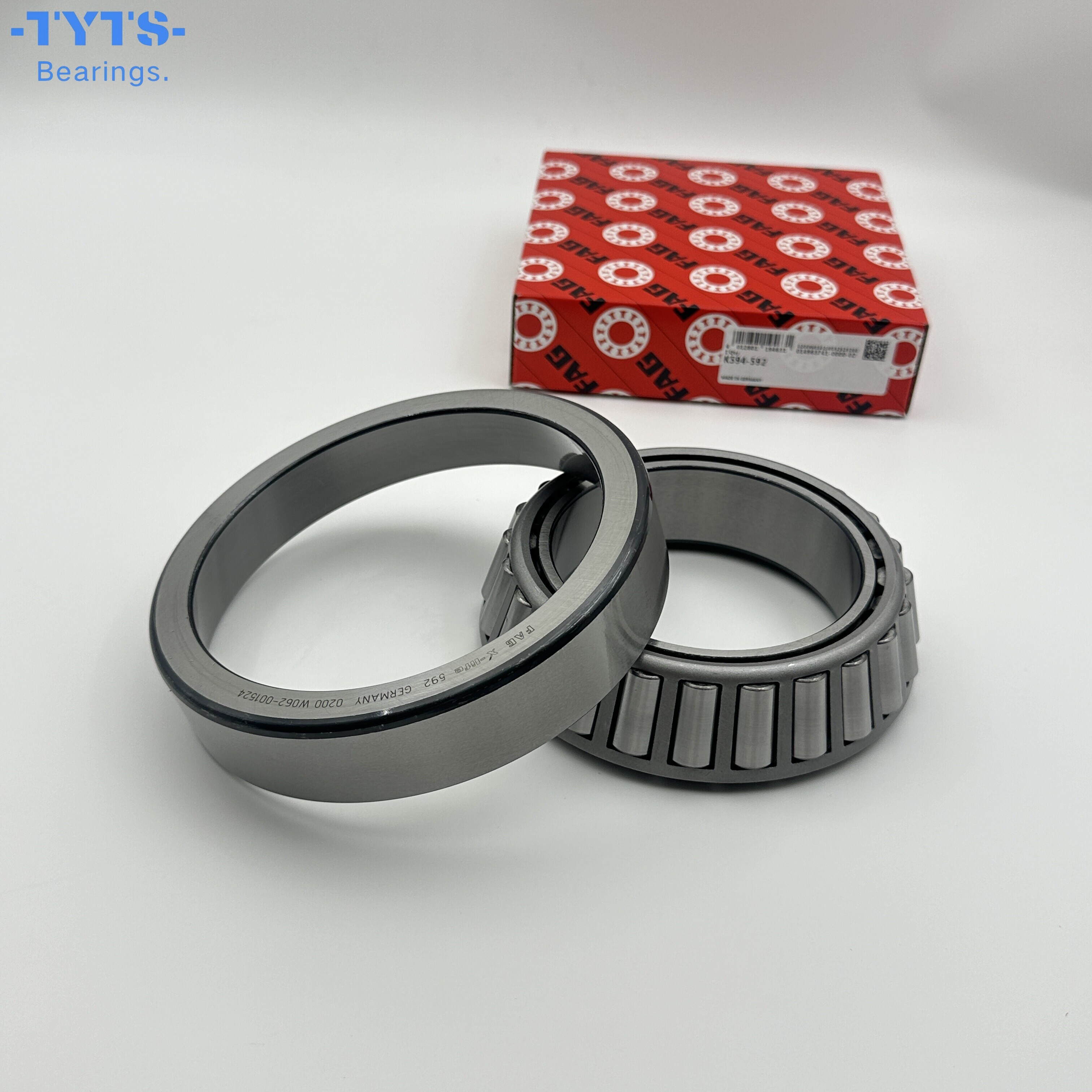 Original import from Germany K594-592    British standard tapered roller bearings FAG