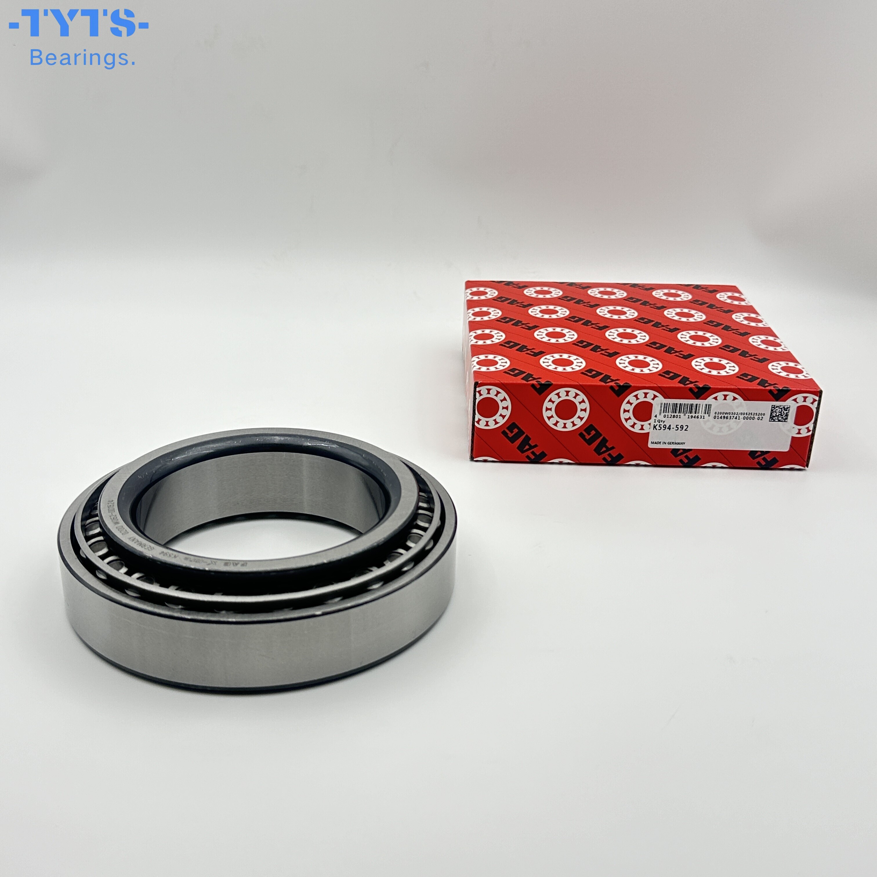 Original import from Germany K594-592    British standard tapered roller bearings FAG