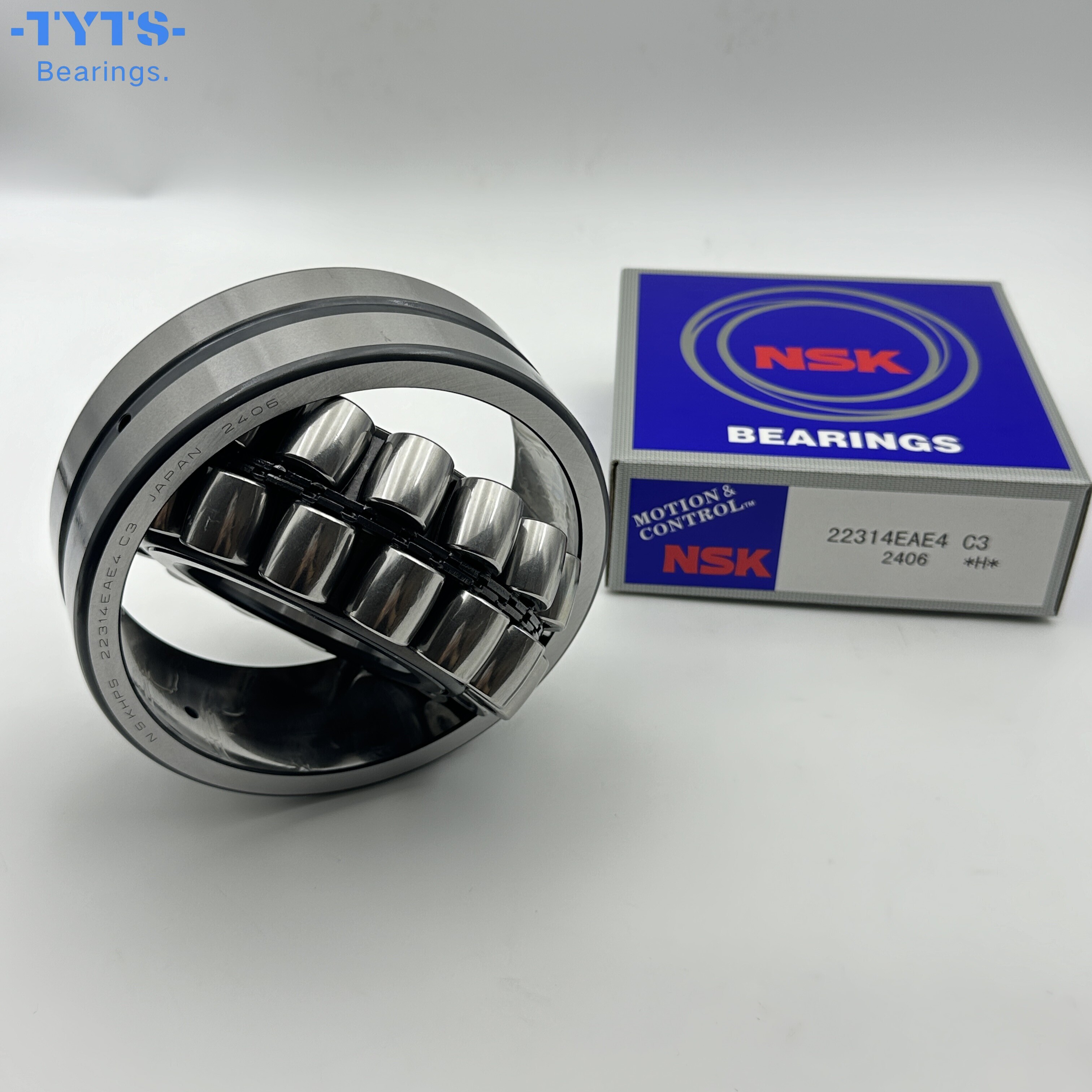 22314EAE4C3 self-aligning roller bearing NSK made in japan 