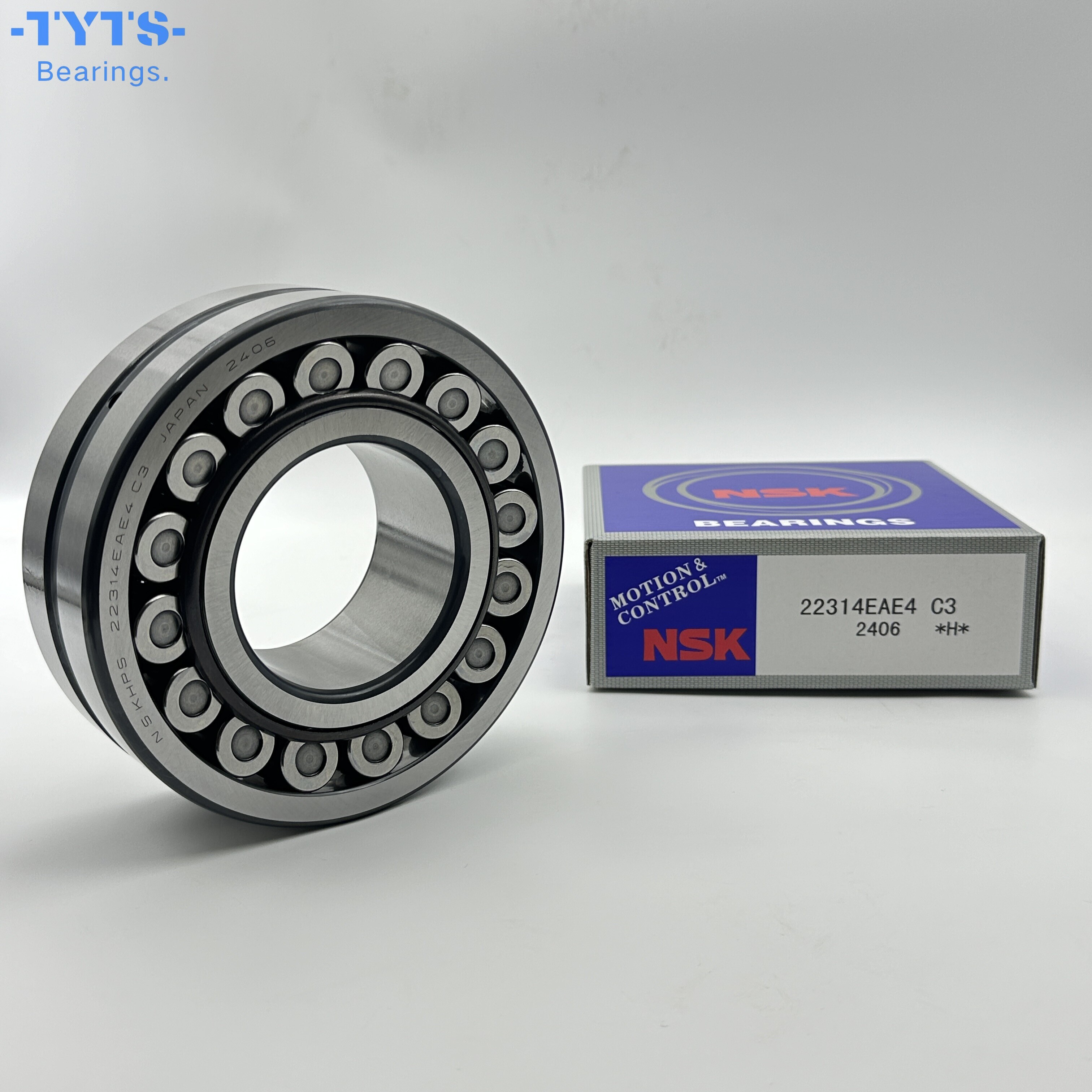 22314EAE4C3 self-aligning roller bearing NSK made in japan 