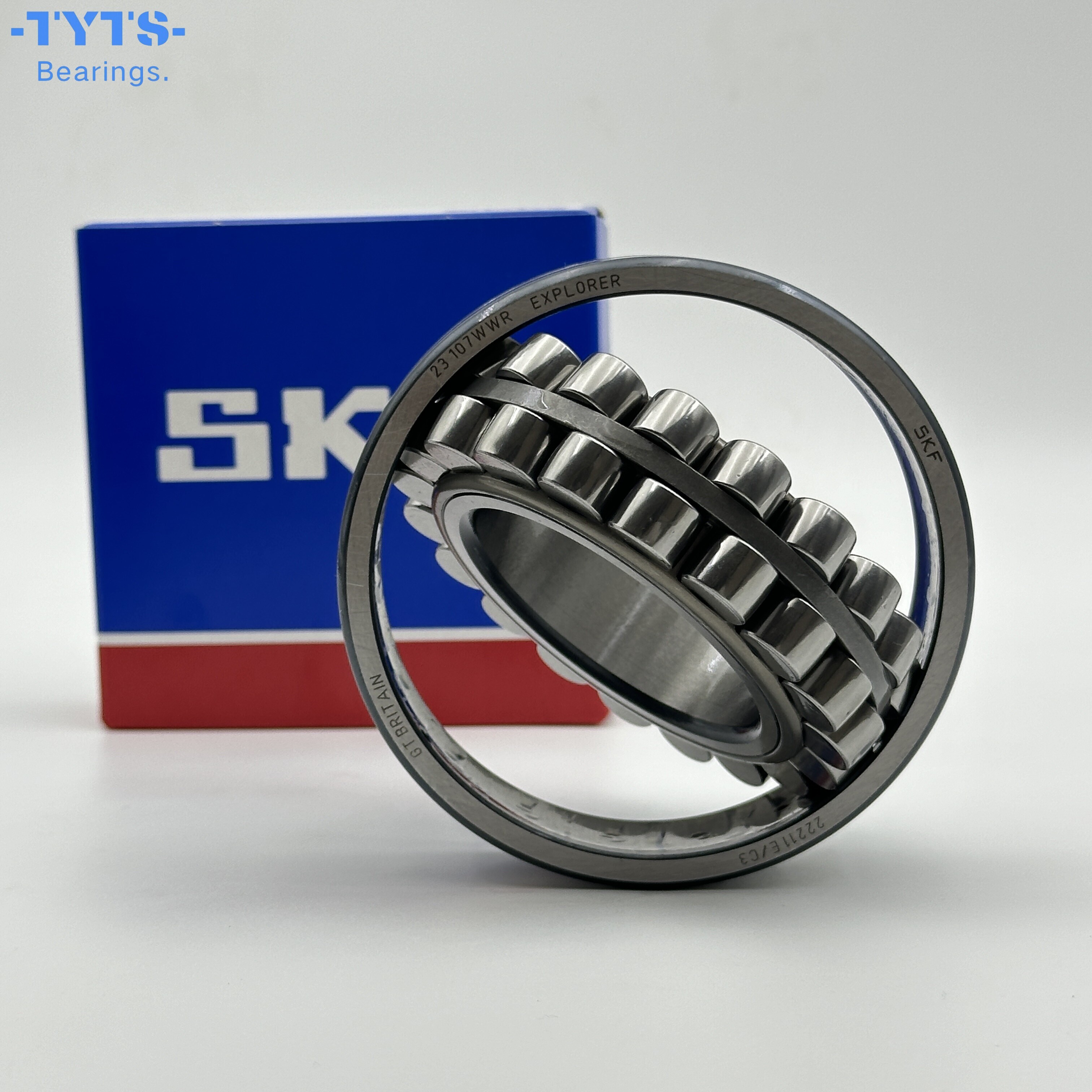 22211E/C3 self-aligning roller bearing SKF MADE IN GREAT BRITAIN