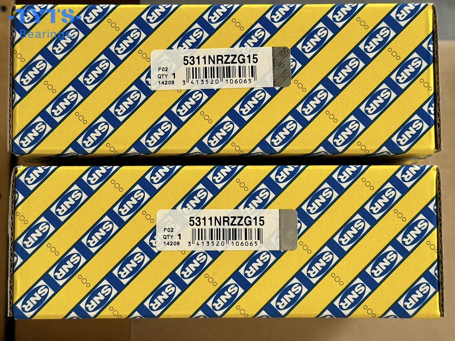 SNR Original High Qquality 5311ZZNR Double Row Angular Contact Ball Bearing