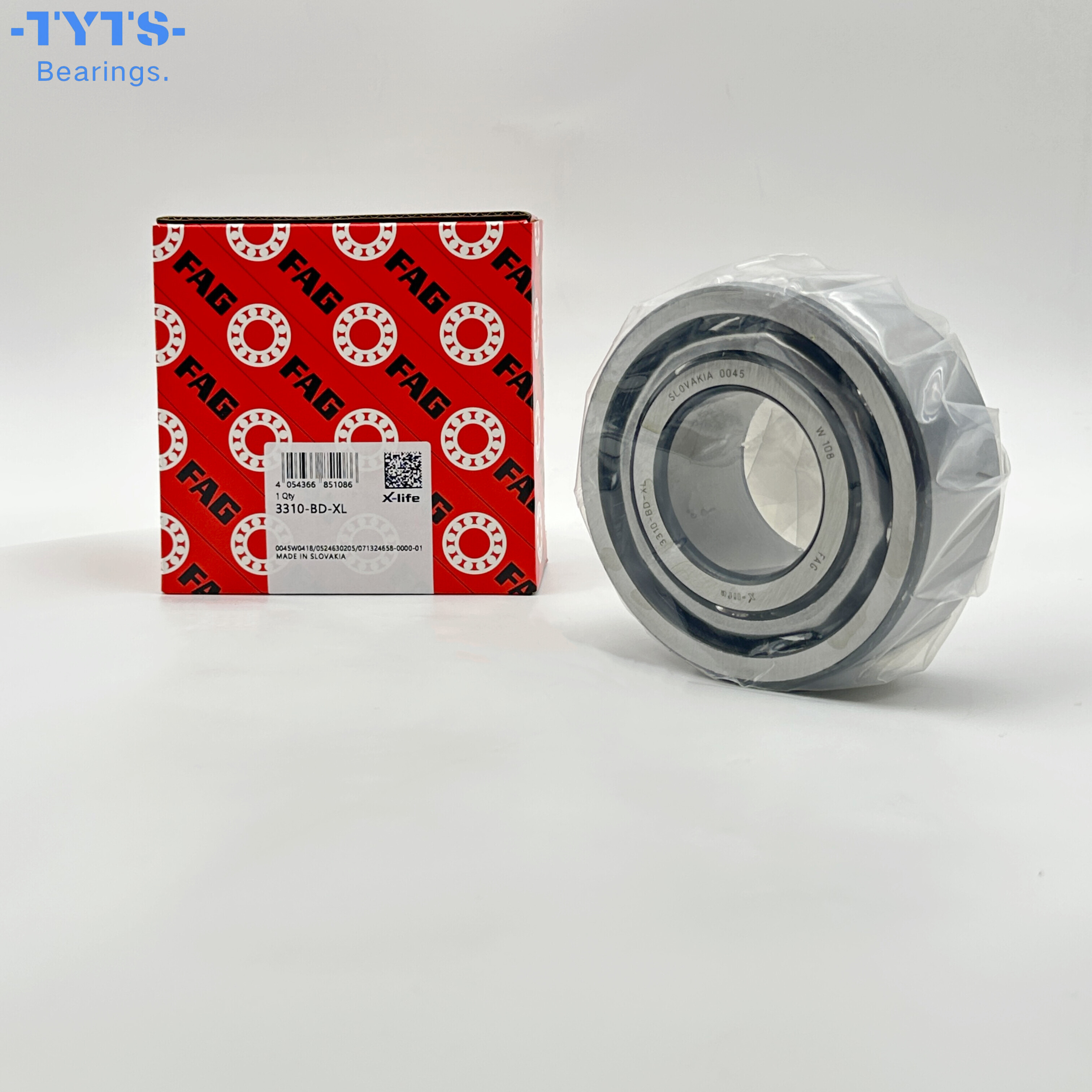 FAG Original High Qquality 3310-BD-XL Double Row Angular Contact Ball Bearing