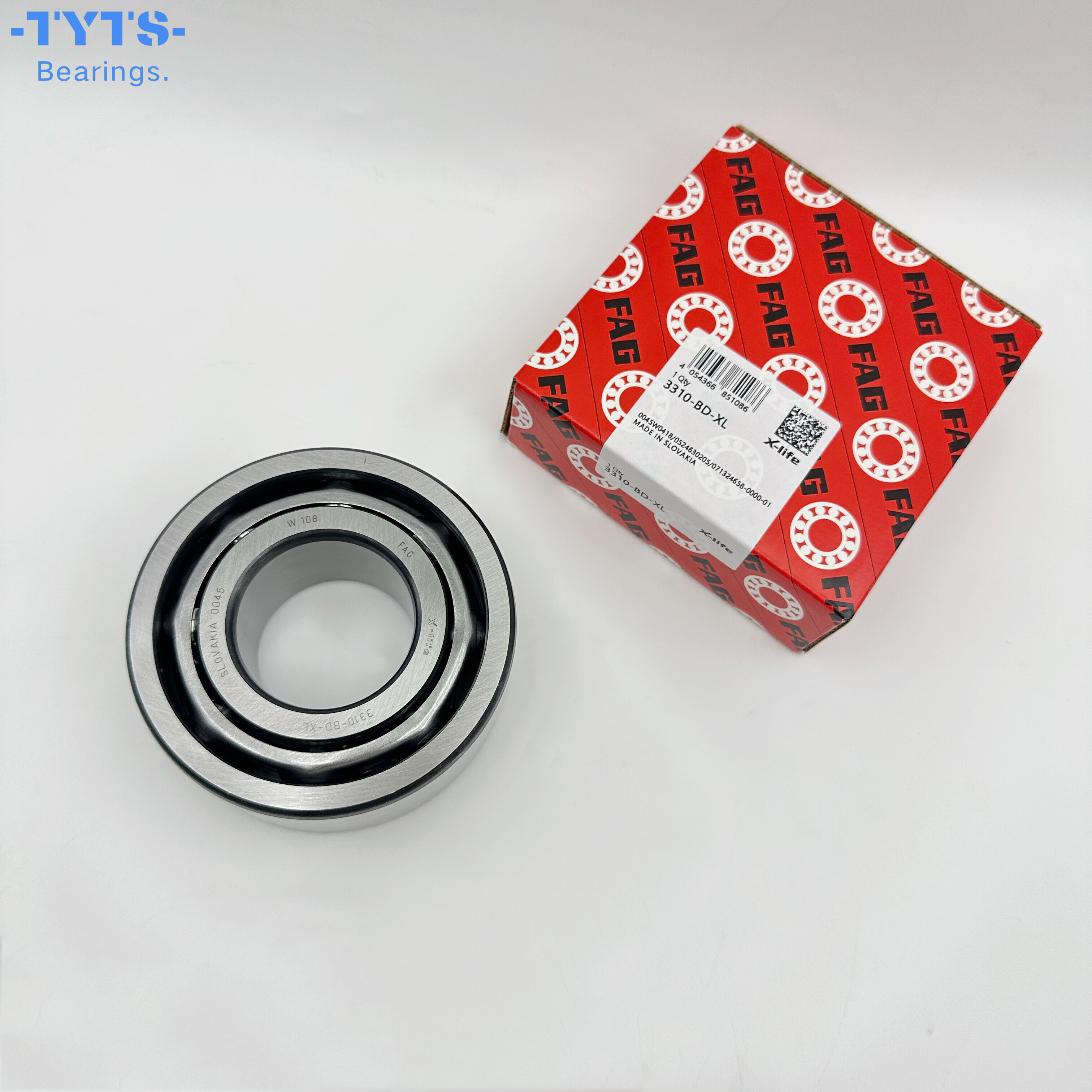 FAG Original High Qquality 3310-BD-XL Double Row Angular Contact Ball Bearing