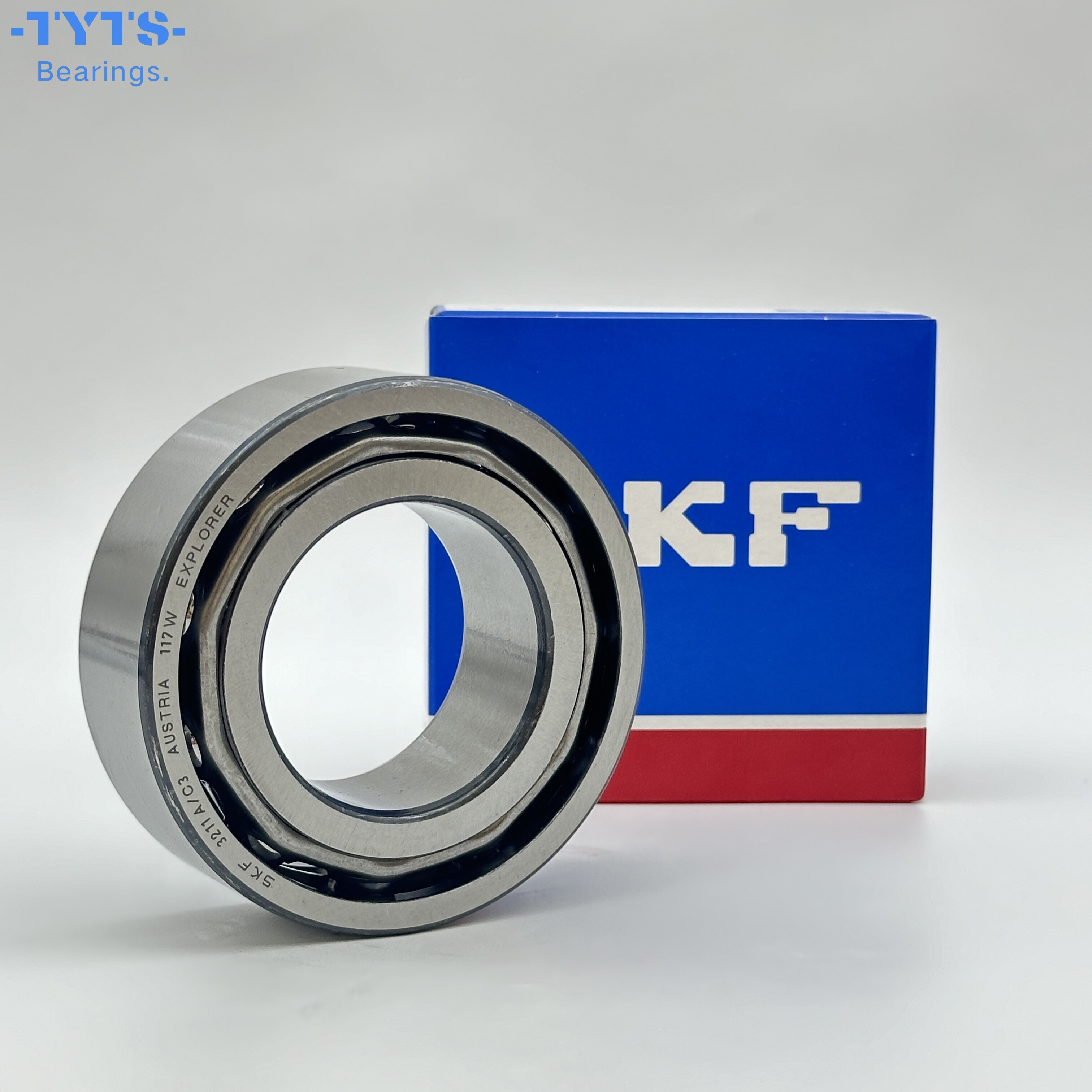 SKF Original High Qquality 3211A/C3 Double Row Angular Contact Ball Bearing