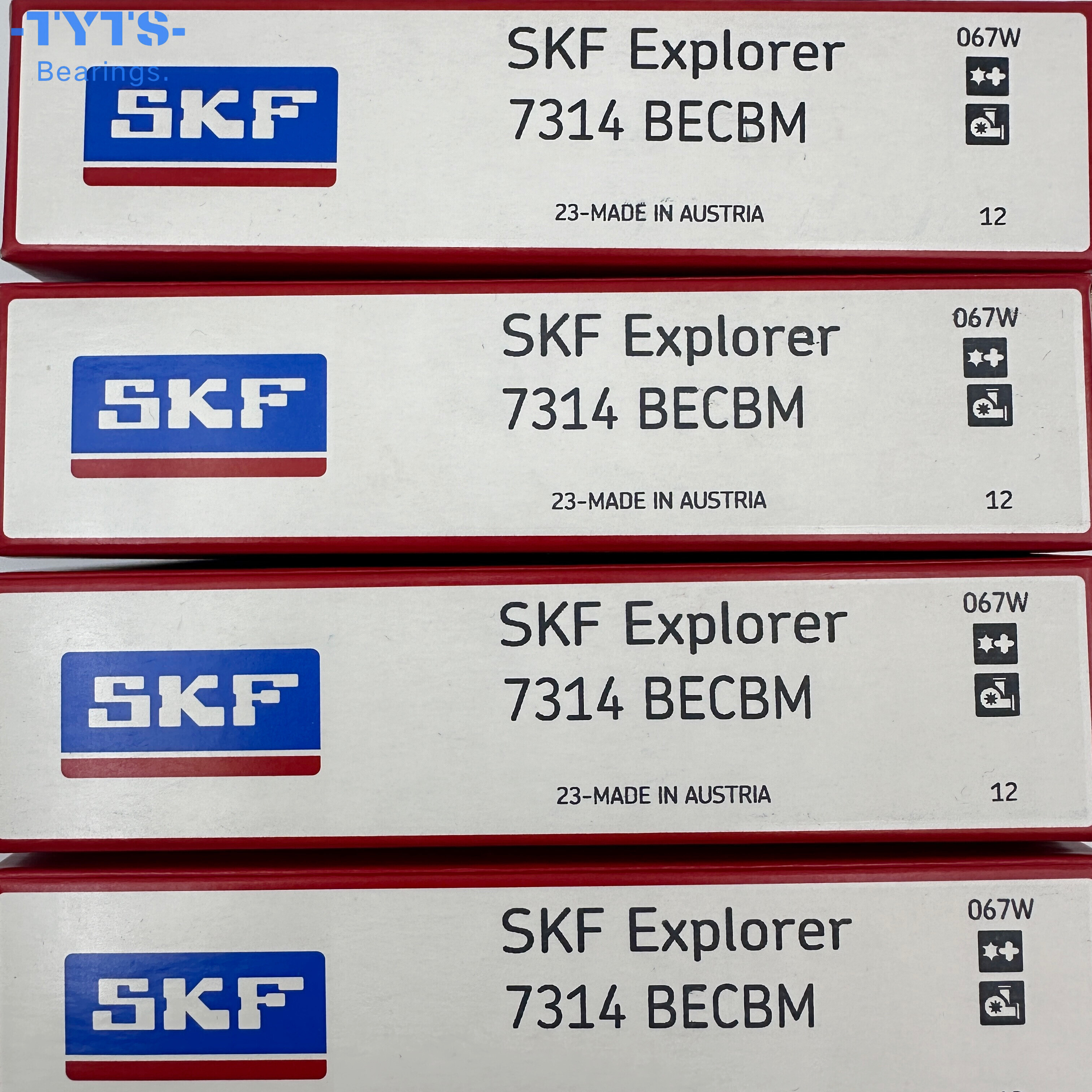 SKF Original High Qquality 7314BECBM Single Row Angular Contact Ball Bearing