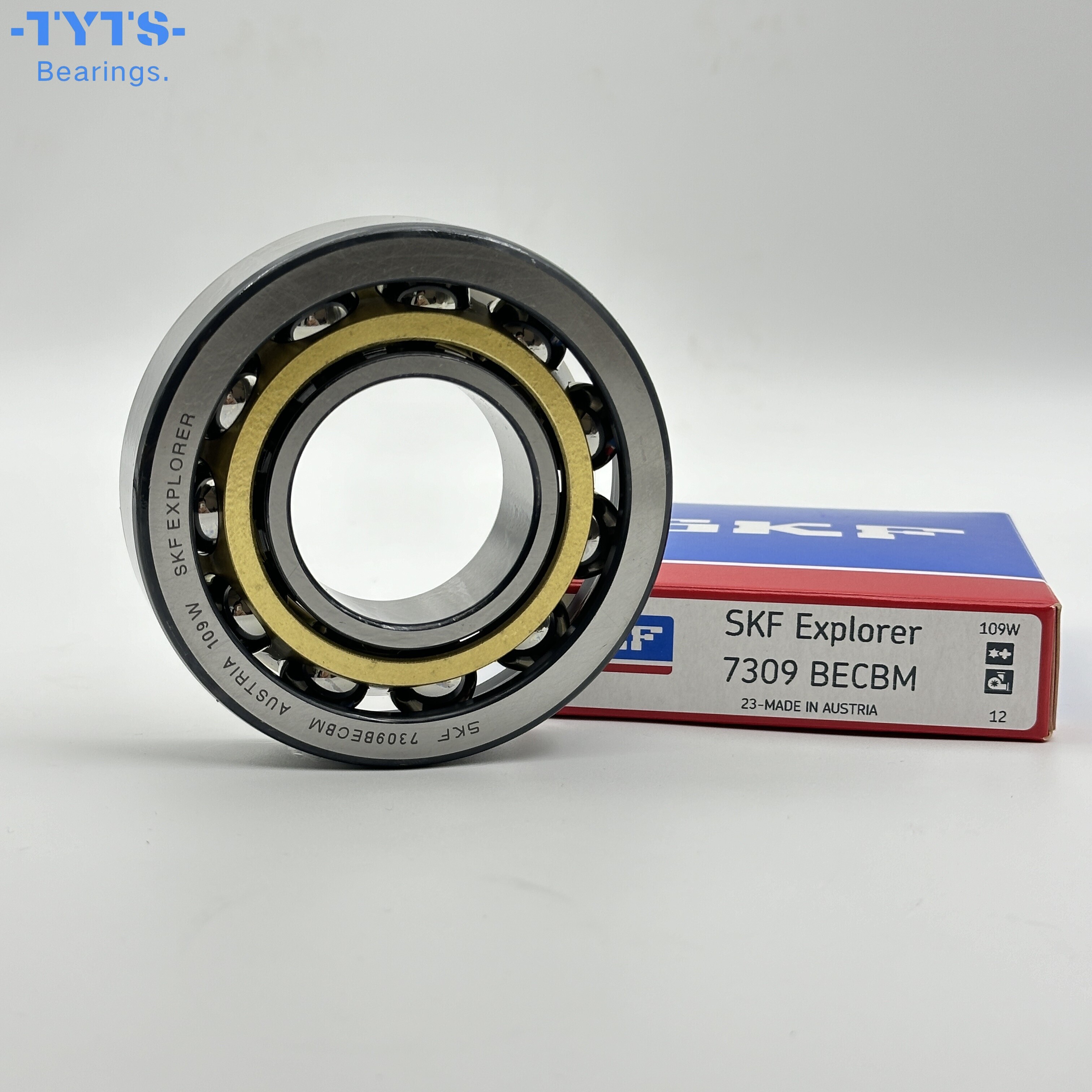 SKF Original High Qquality 7309BECBM Single Row Angular Contact Ball Bearing