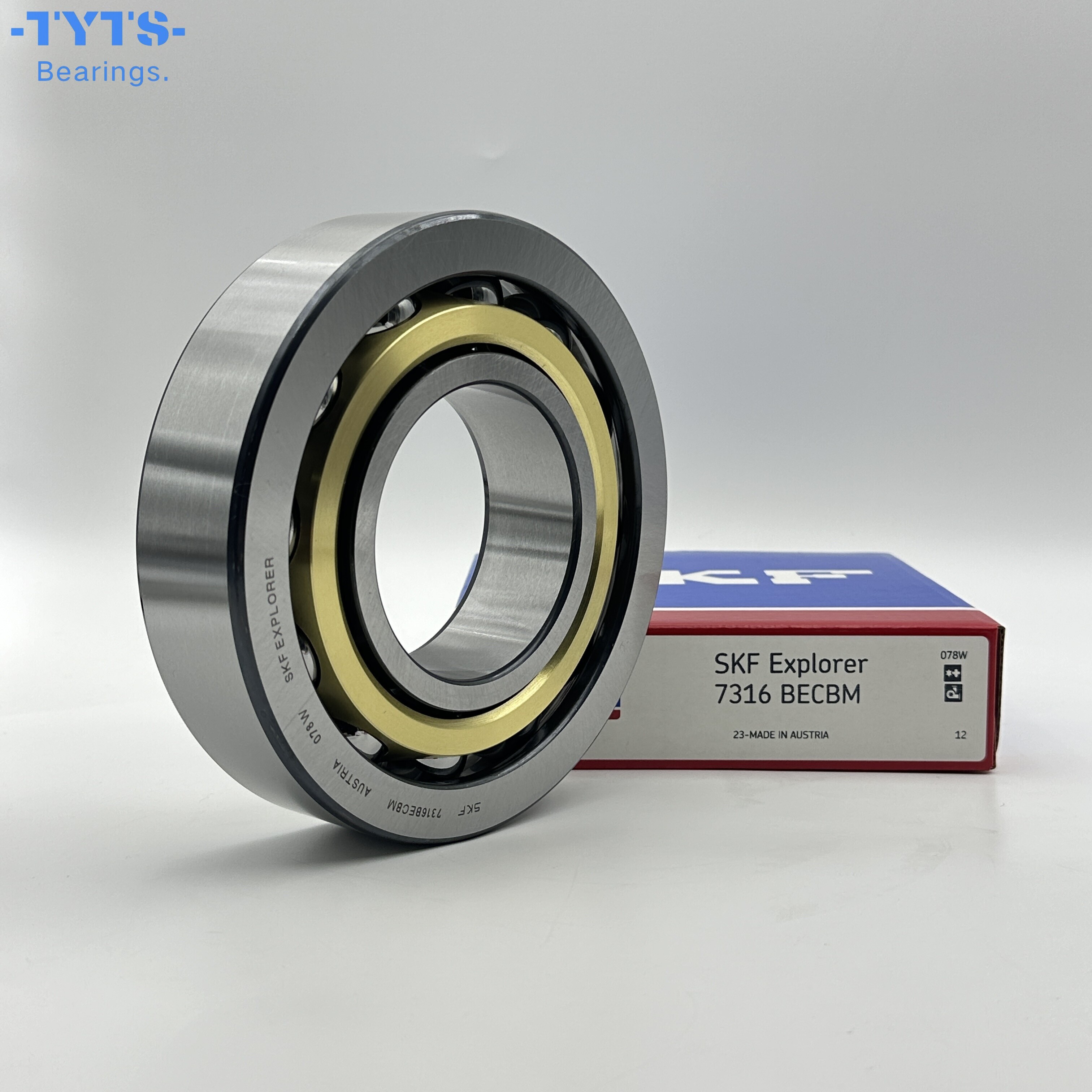 SKF Original High Qquality 7316BECBM Single Row Angular Contact Ball Bearing