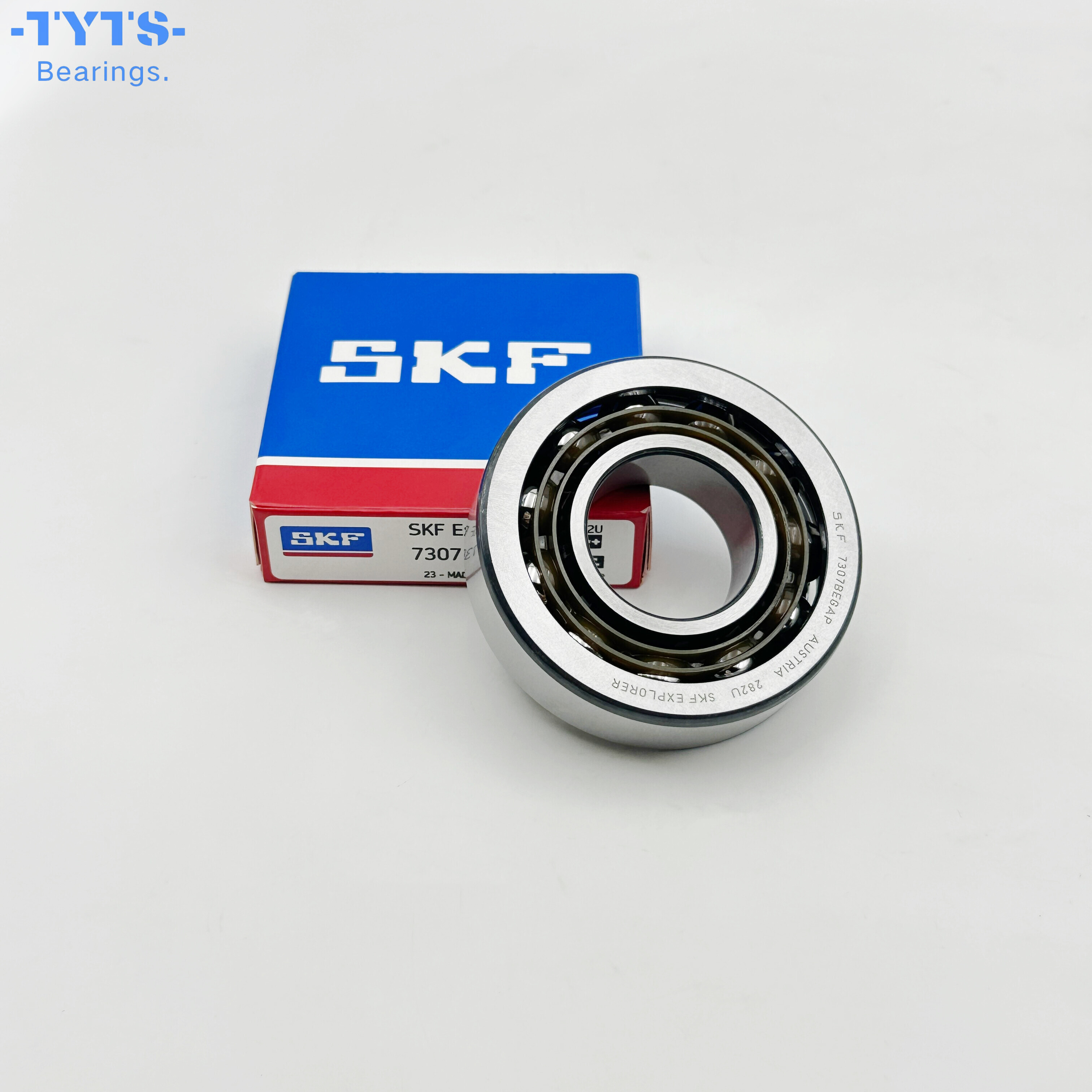 SKF Original High Qquality 7307BEGAP Single Row Angular Contact Ball Bearing