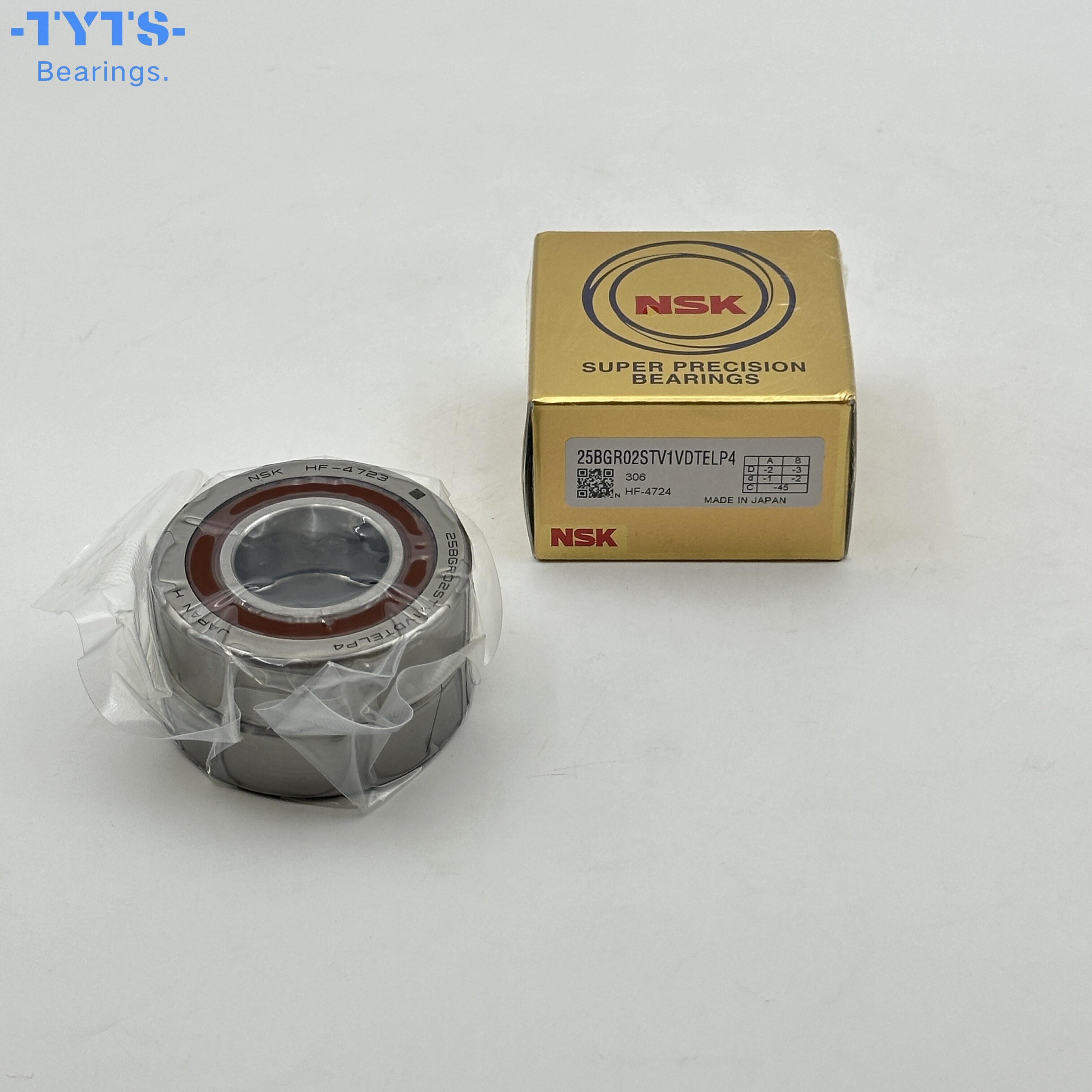 25BGR02STV1VDTELP4   Ball screw bearing NSK Two sets of bearings are used in pairs