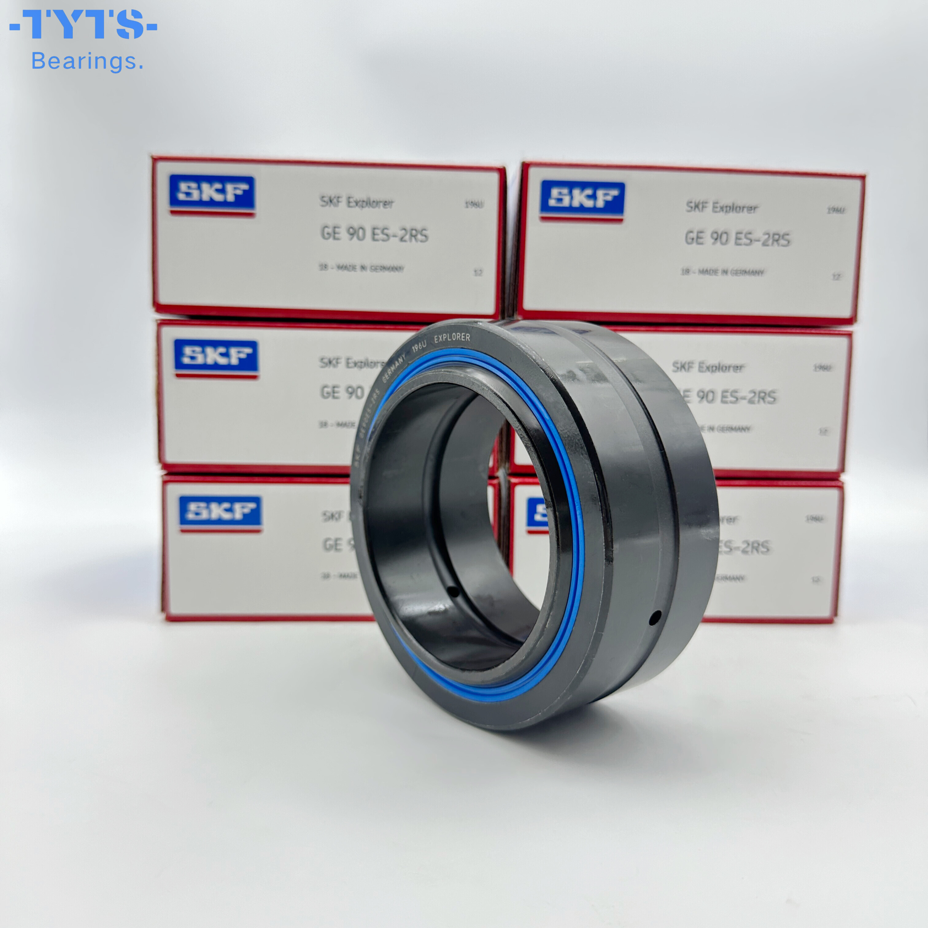 Model: GE 90 ES-2RS Brand: SKF Series: Steel-to-steel radial spherical plain bearings requiring maintenance
