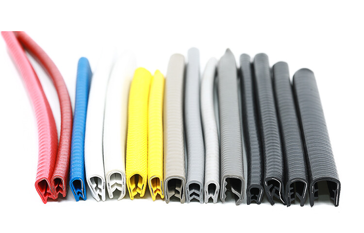 Car door edge protection strip