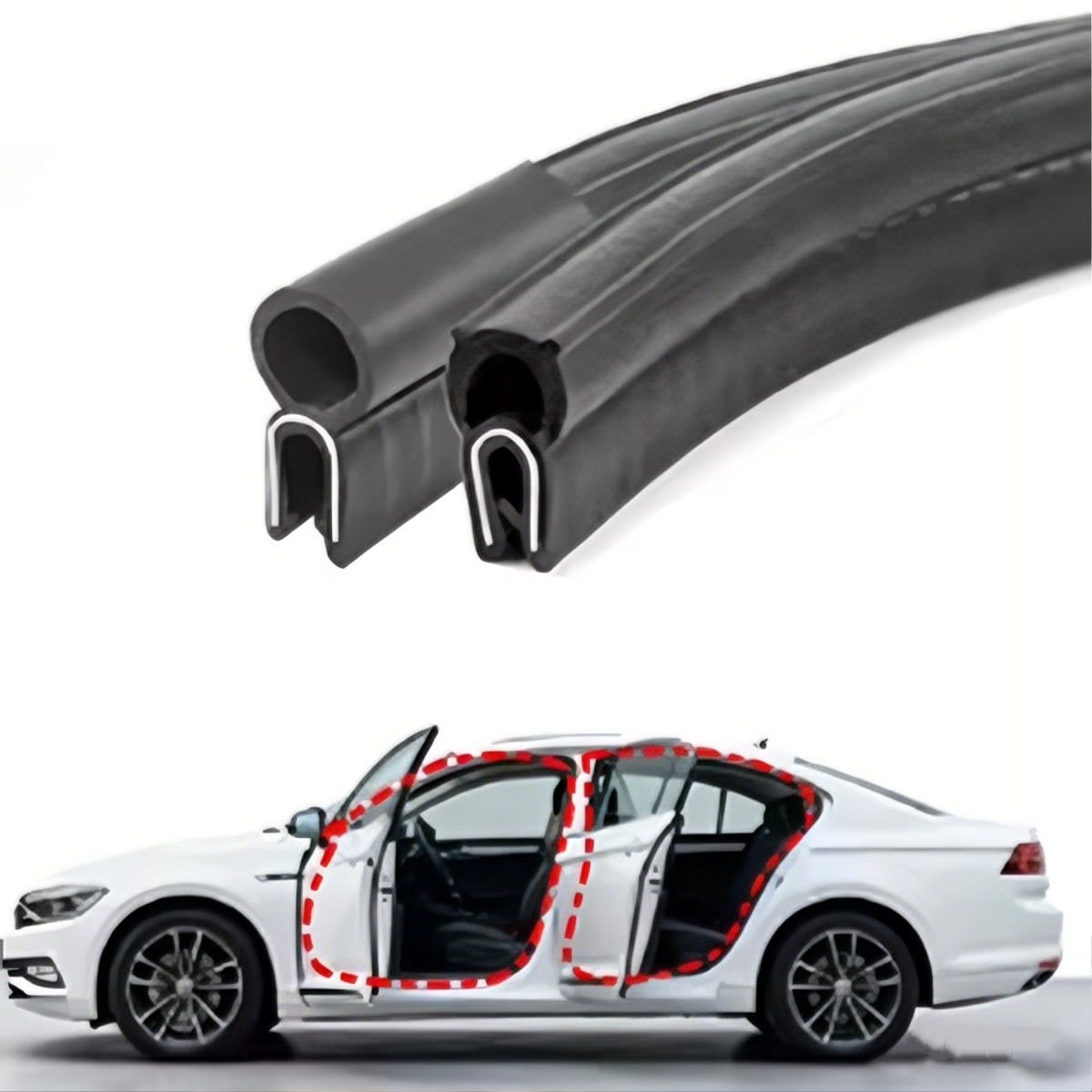 Automobile Car Door Gap EPDM Sealing Strip