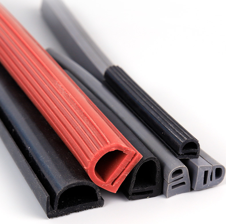 High-temperature resistant E-type silicone oven door seal