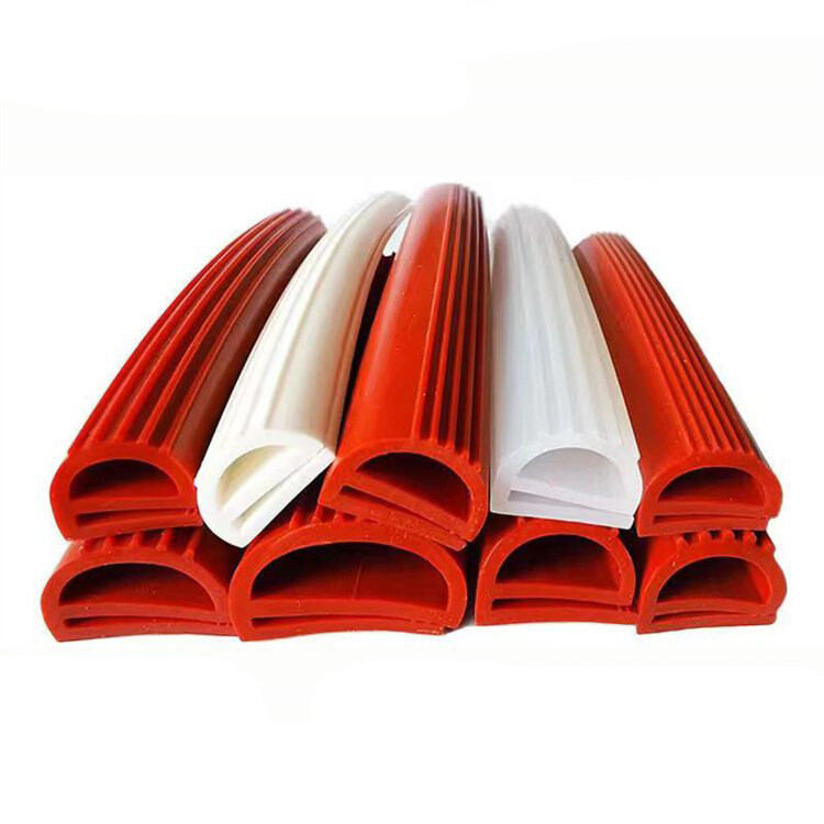 High-temperature resistant E-type silicone oven door seal