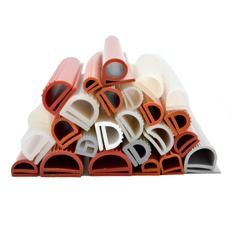 High-temperature resistant E-type silicone oven door seal