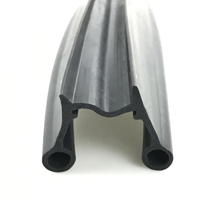 Weatherproof cold storage door sealing strip