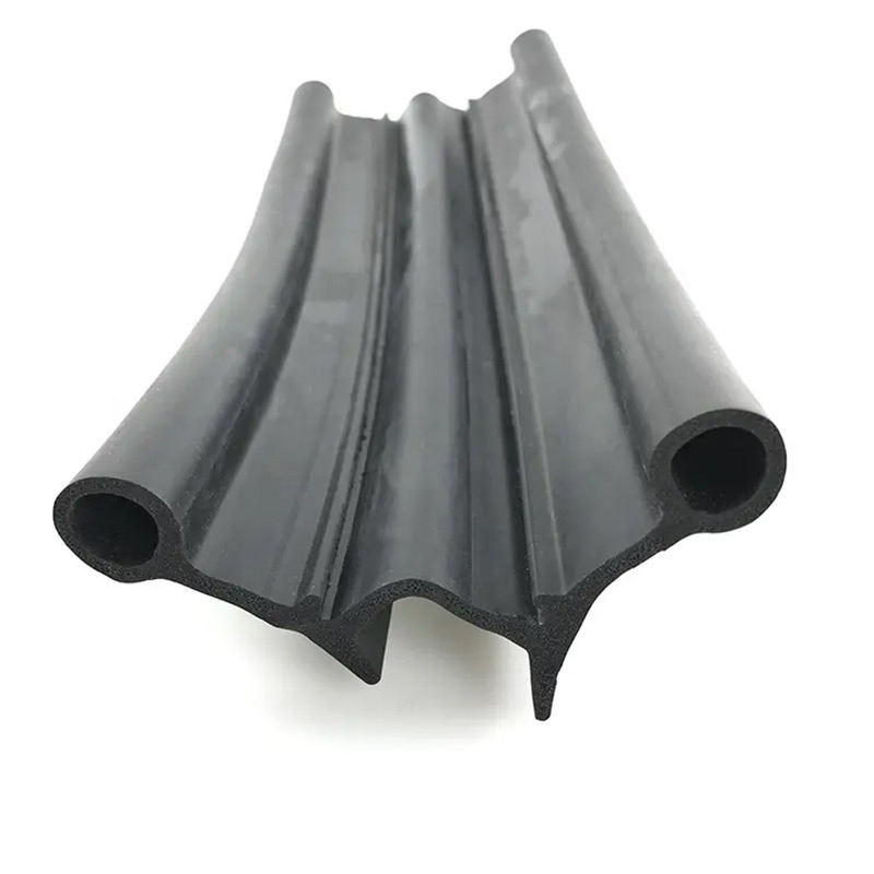 Weatherproof cold storage door sealing strip