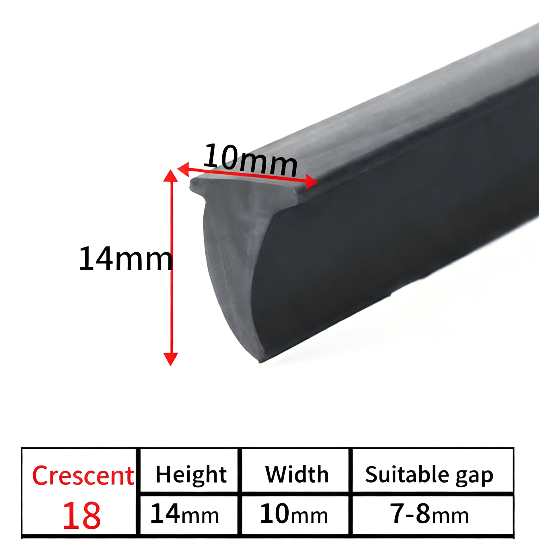 T-shaped Sealing Strips for Aluminum Alloy Doors and Windows