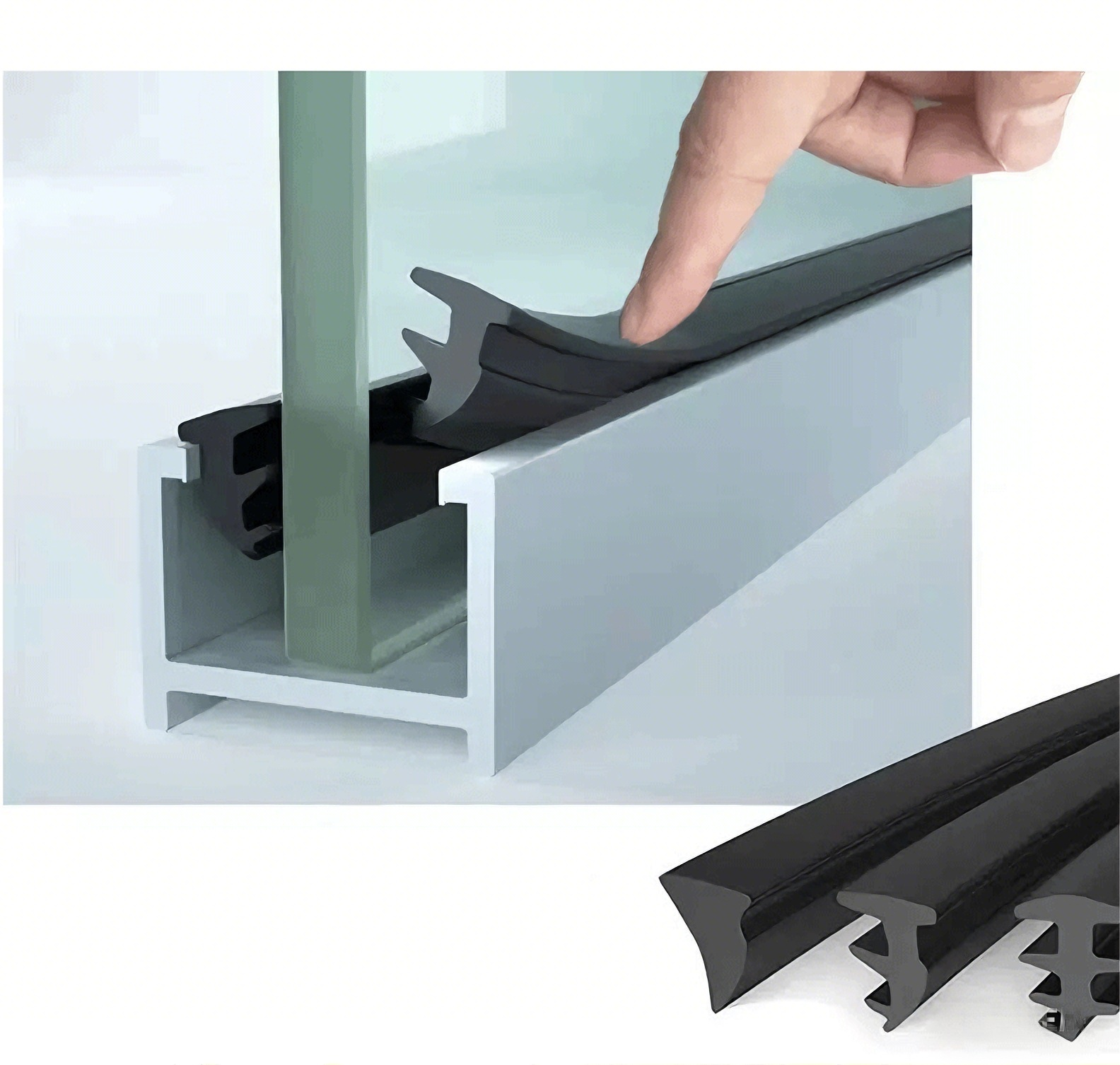 T-shaped Sealing Strips for Aluminum Alloy Doors and Windows