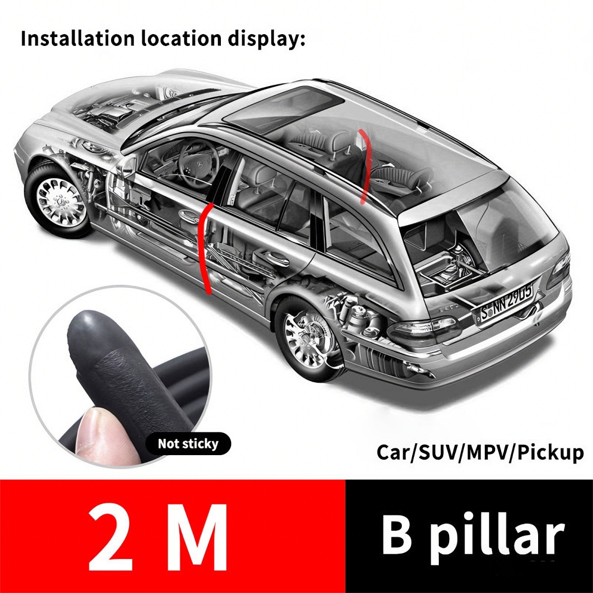 car door B pillar6