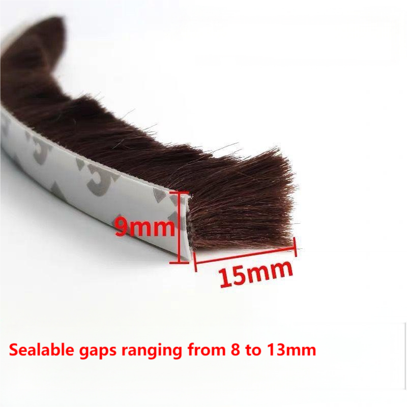 Aluminum alloy door and window brush seal strip
