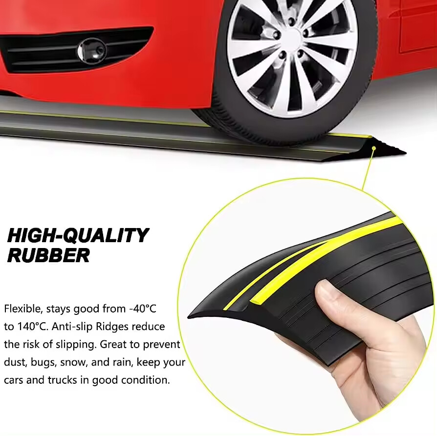 Bottom Weather Stripping Replacement Rubber Waterproof Insect-proof EPDM Garage Door Threshold Seal Strip
