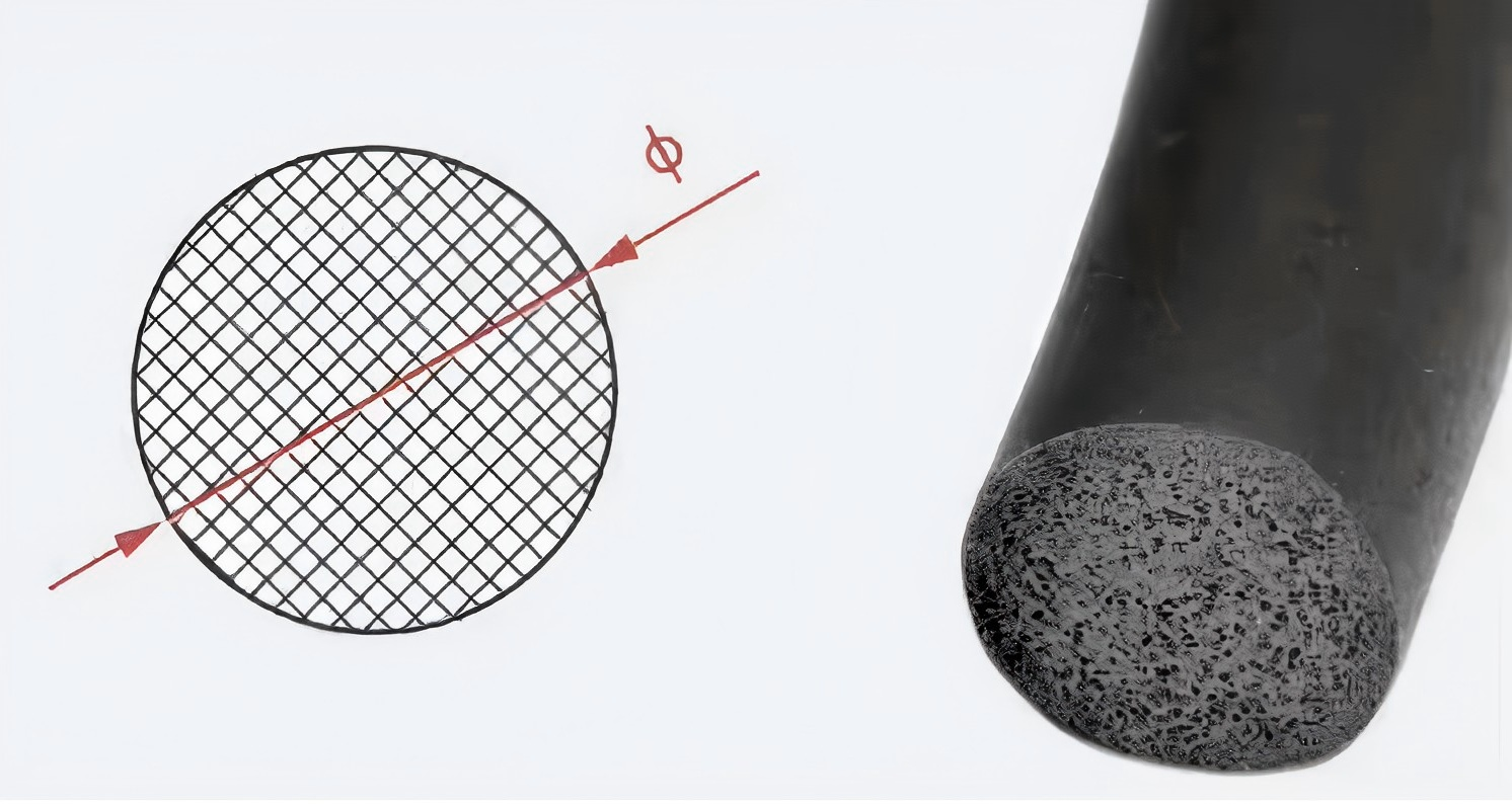 EPDM Cylindrical Foam Strip