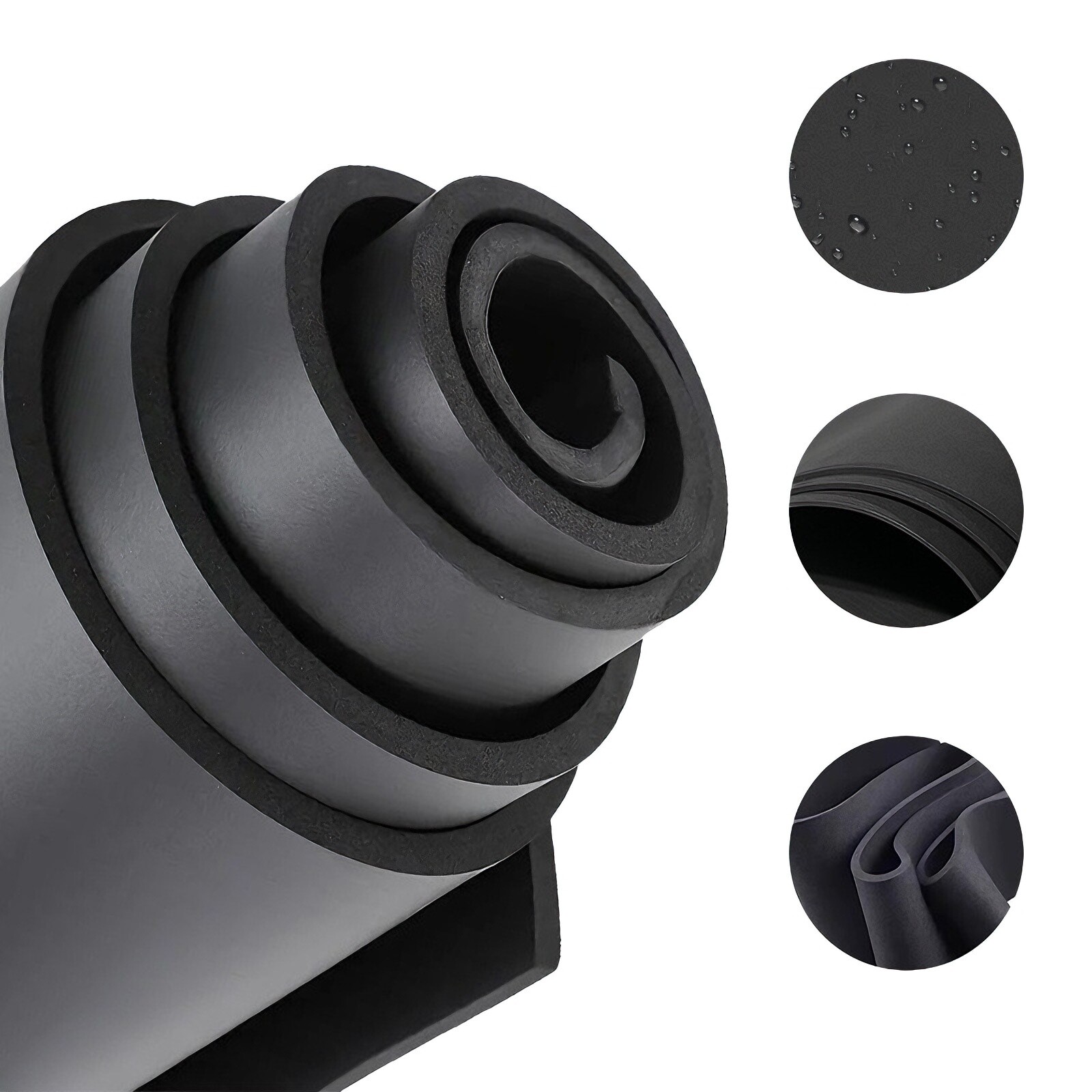 Multi-functional rubber mat