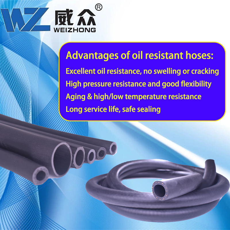 Oil Delivery Hose for Diesel Truck Engine Fuel Line System NBR Fuel Hose