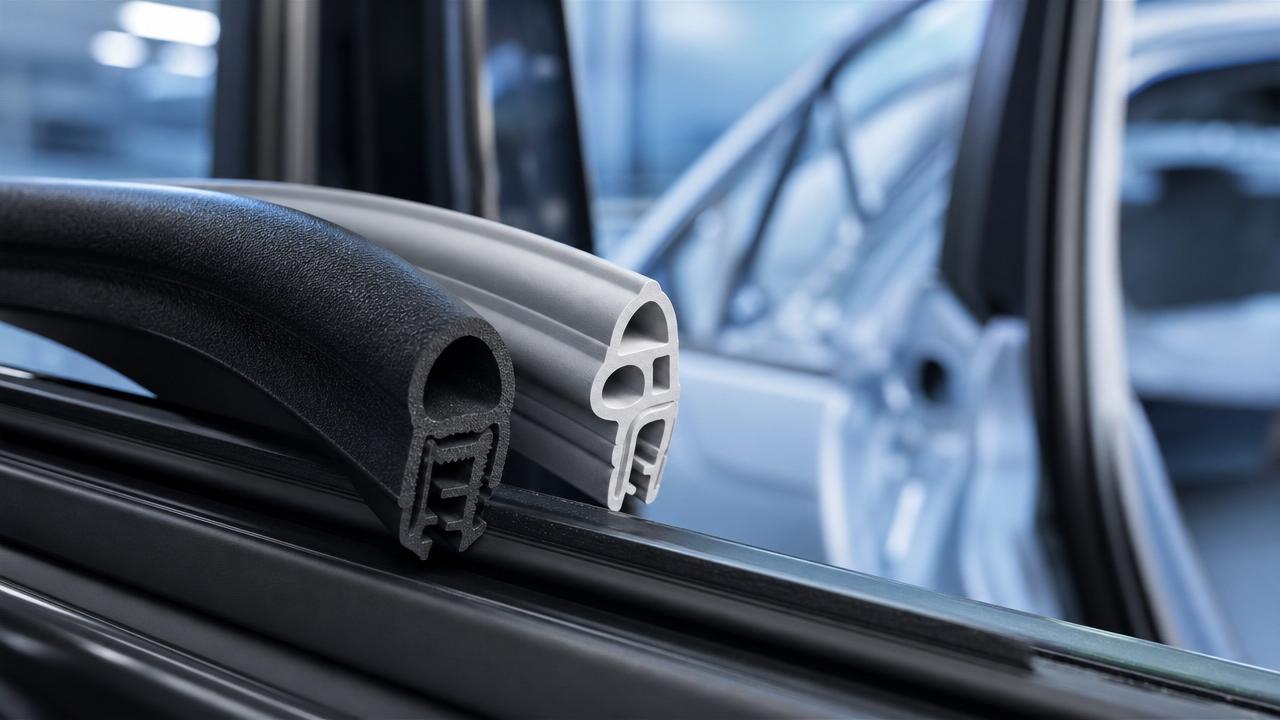EPDM rubber strips vs PVC for automotive sealing