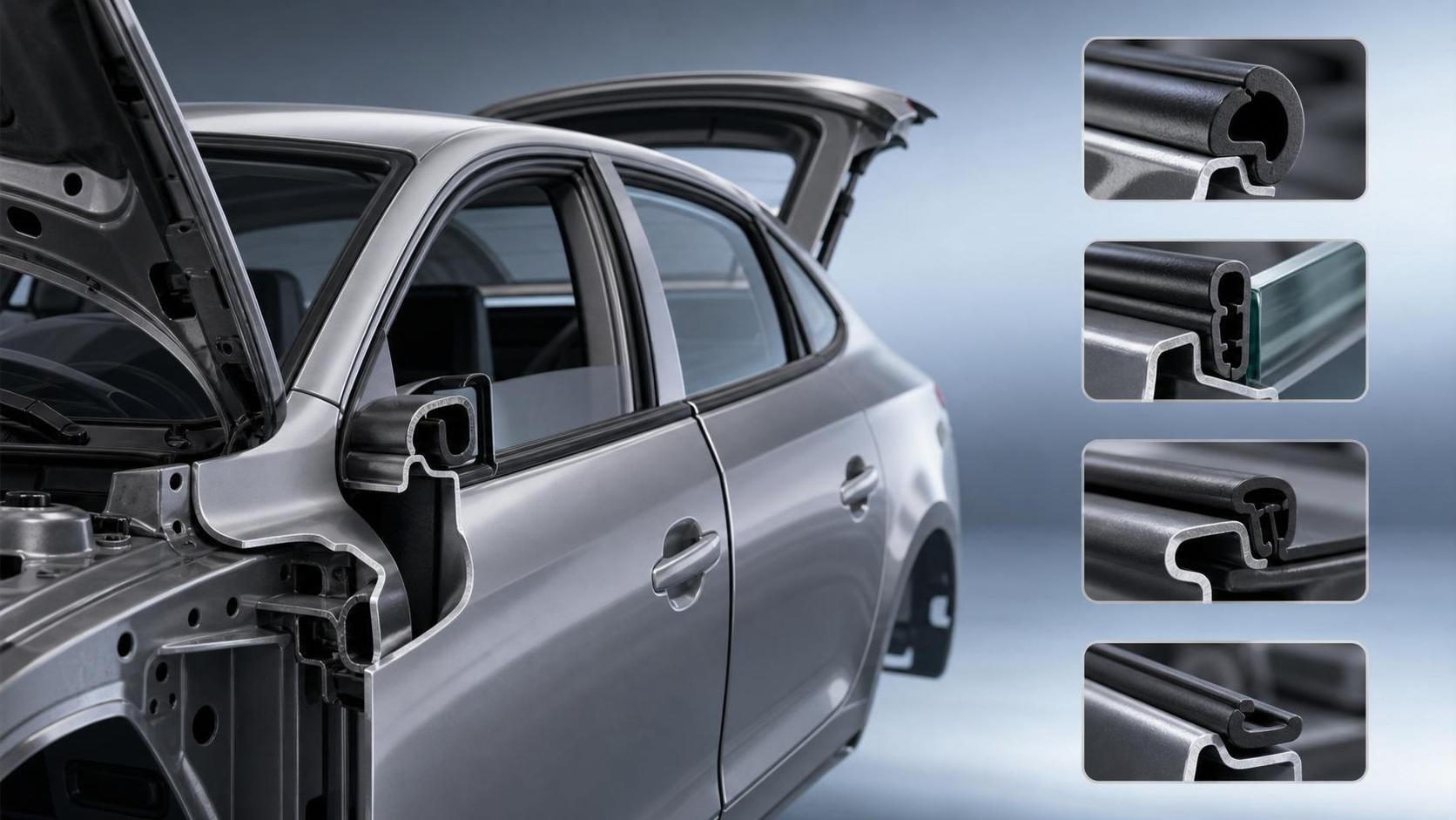 Automobile Seal Strip Types Explained: Where Each Profile Is Used on a Vehicle