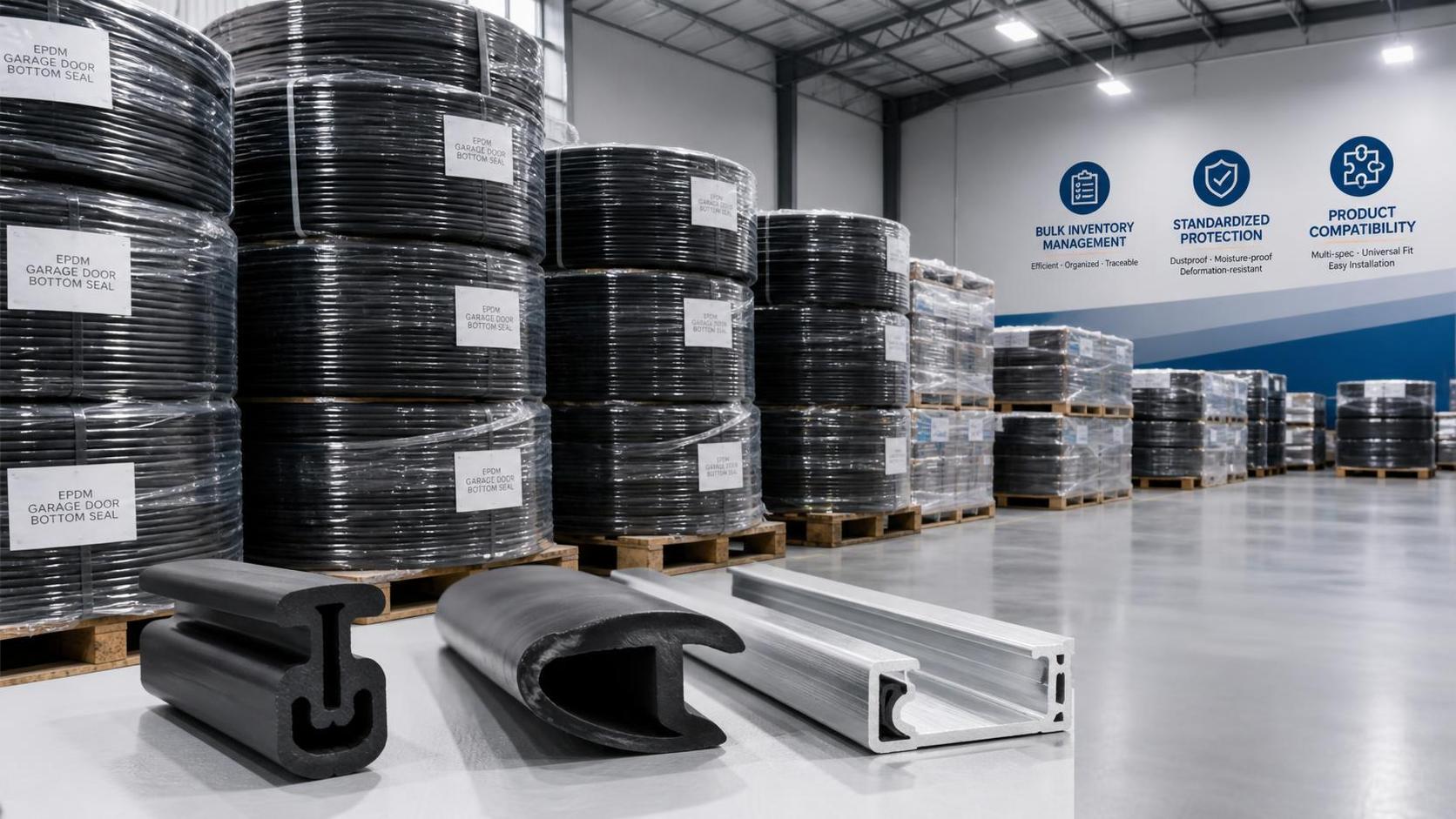 When garage door seals wholesale pricing offsets storage costs