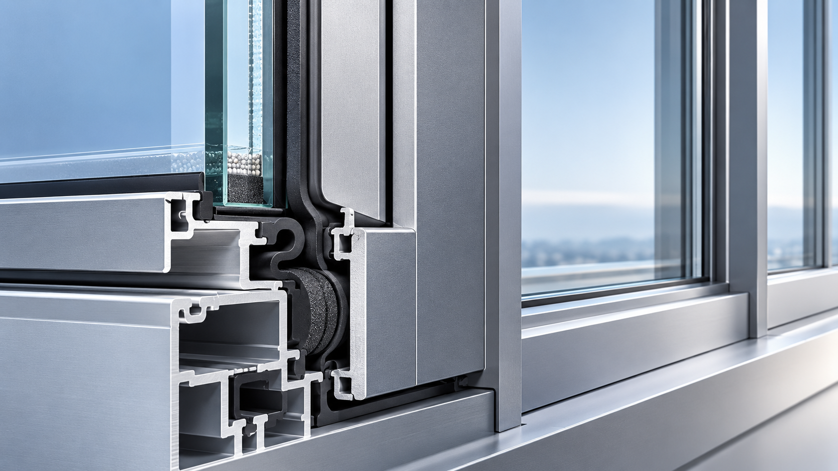 How door and window sealing strips reduce air leaks in aluminum profiles
