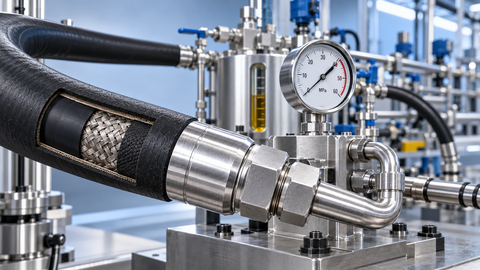 How to choose a rubber hose for pressure and fluid compatibility